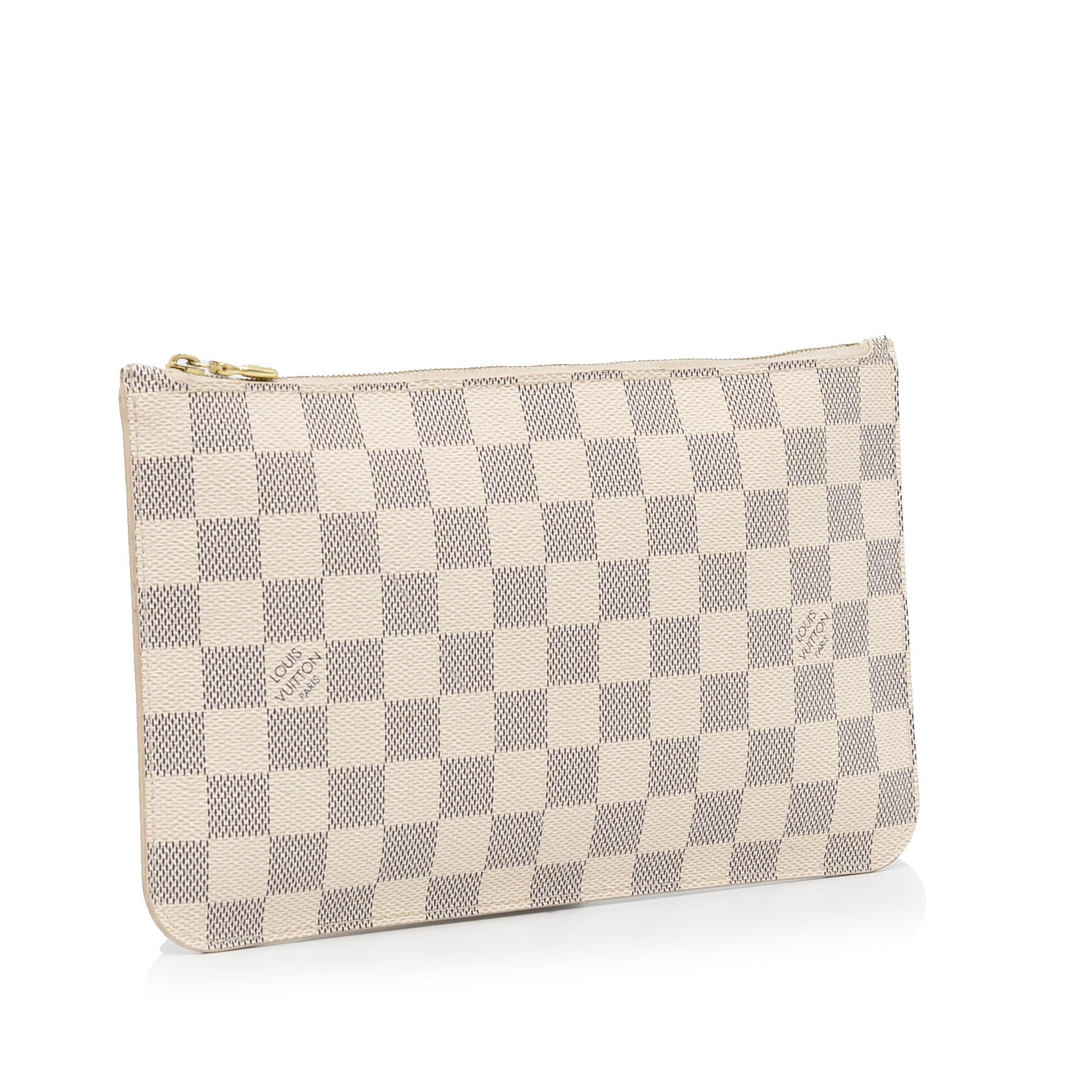 Louis Vuitton Damier Azur Neverfull Pochette (SHG-VX7xaS)