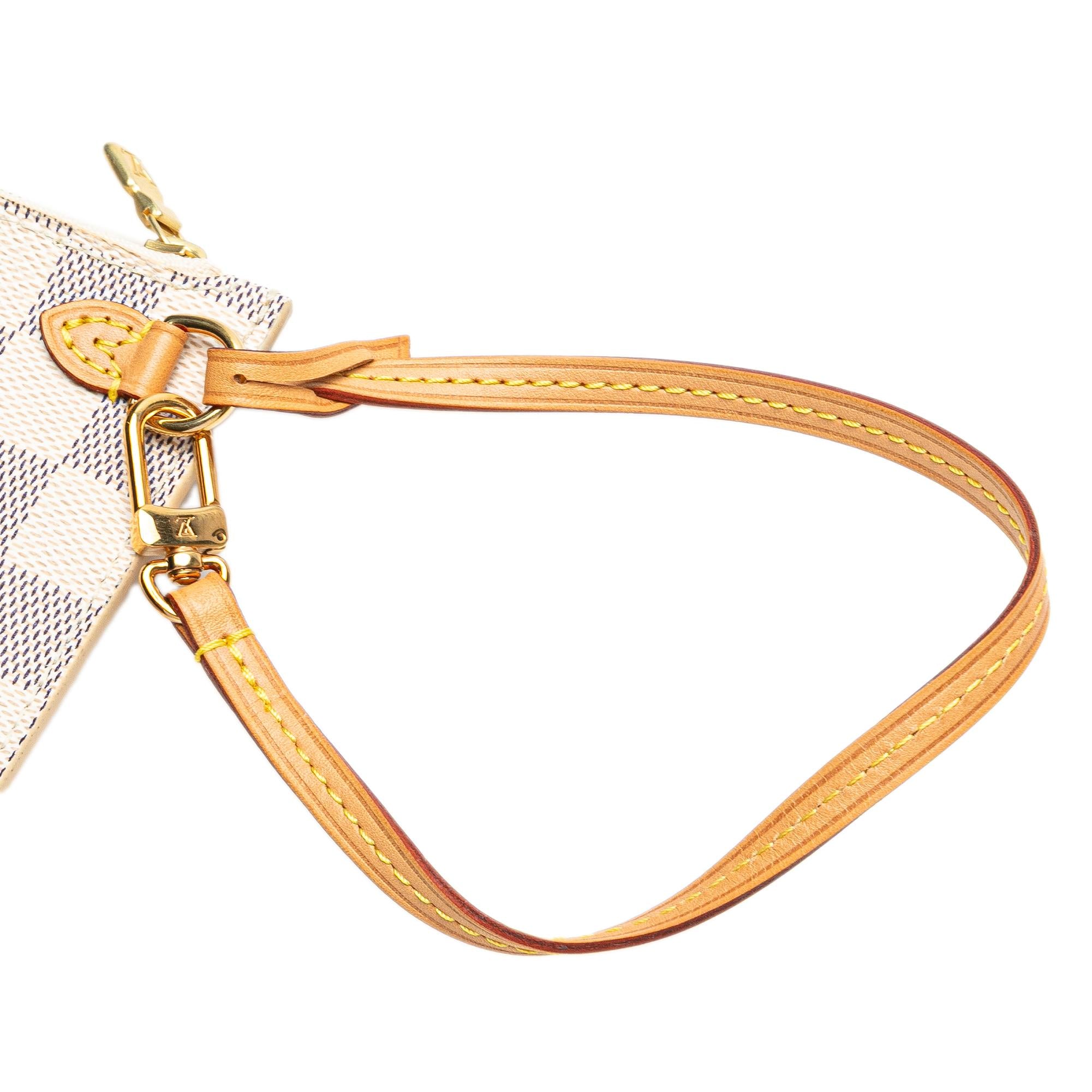 Louis Vuitton Damier Azur Neverfull Pouch MM