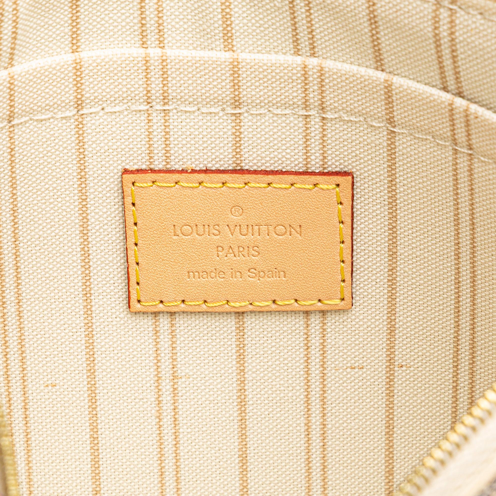 Louis Vuitton Damier Azur Neverfull Pouch MM