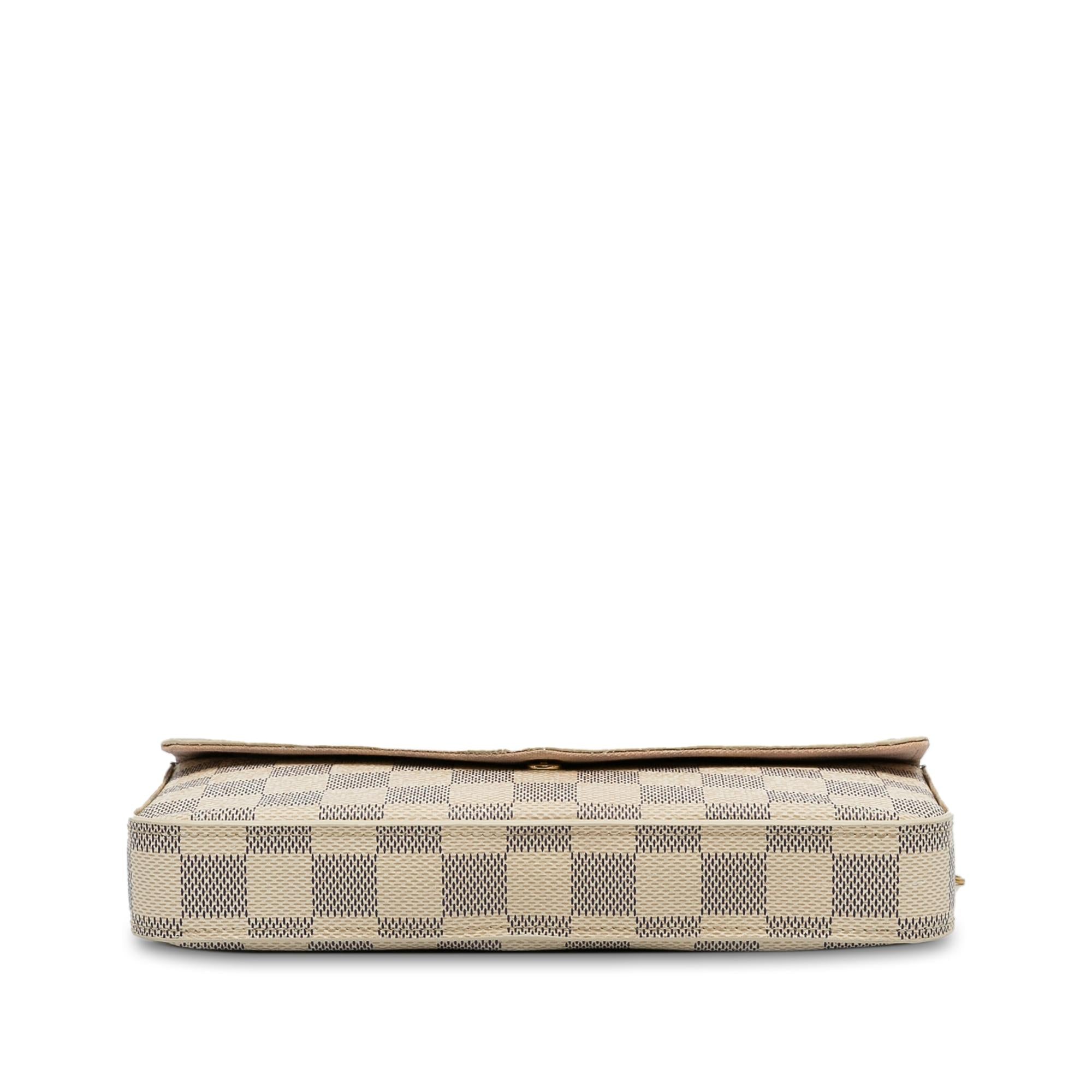 Louis Vuitton Damier Azur Pochette Felicie (SHG-4bbF2F)