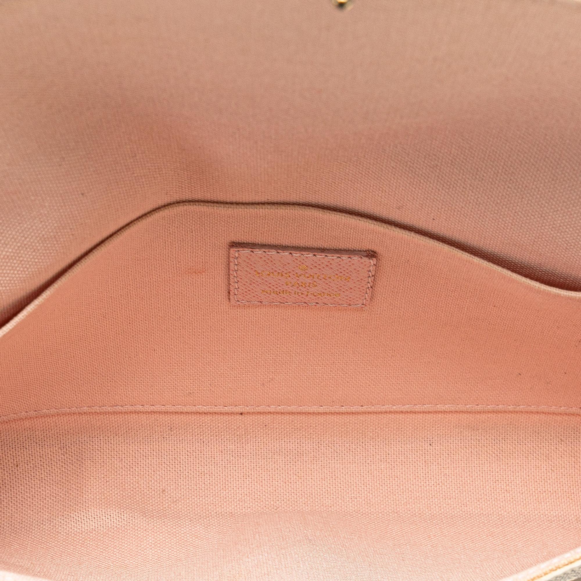 Louis Vuitton Damier Azur Pochette Felicie (SHG-CbasaV)