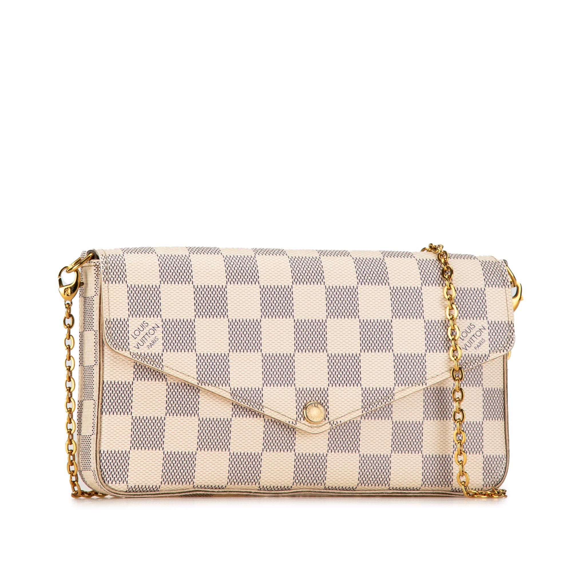 Louis Vuitton Damier Azur Pochette Felicie (SHG-CbasaV)