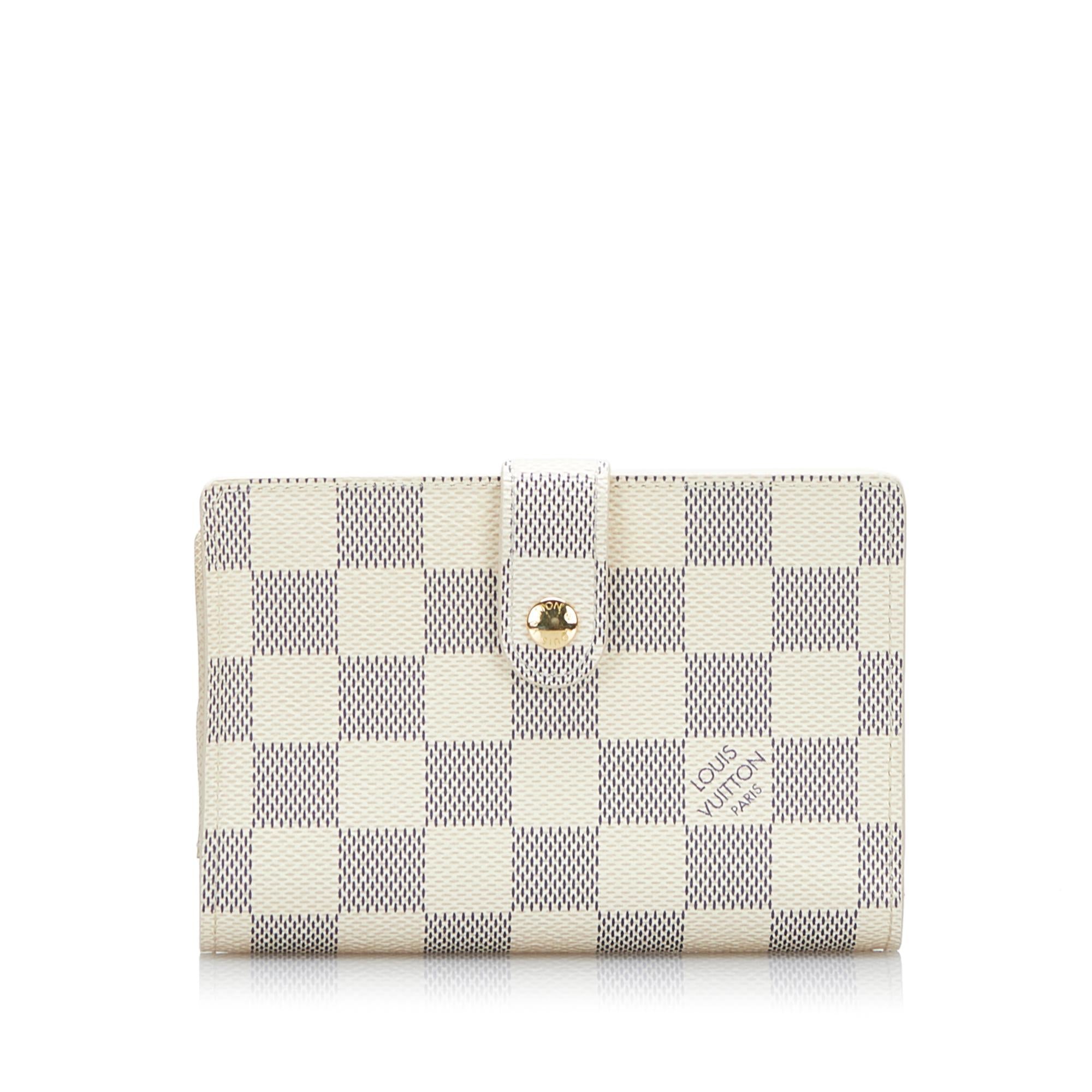 Louis Vuitton Damier Azur Portefeuille Viennois Wallet (SHG-Qi5kn0)