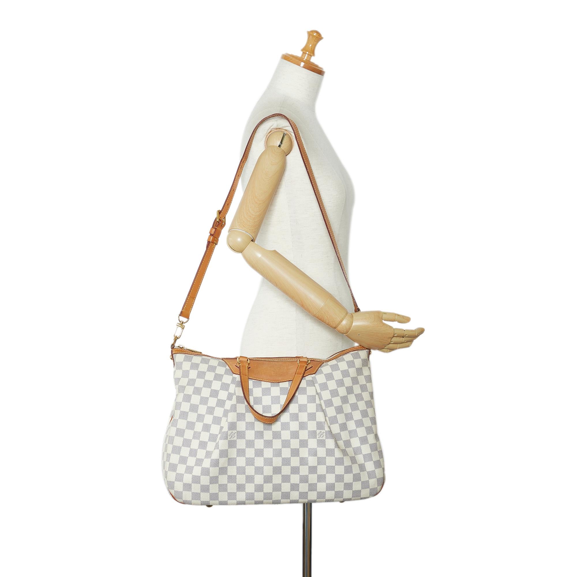 Louis Vuitton Damier Azur Siracusa GM (SHG-rgamPl)