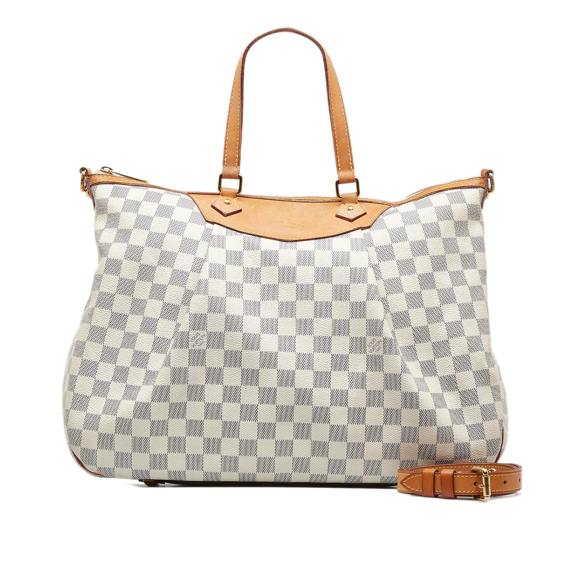 Louis Vuitton Damier Azur Siracusa GM (SHG-rgamPl)