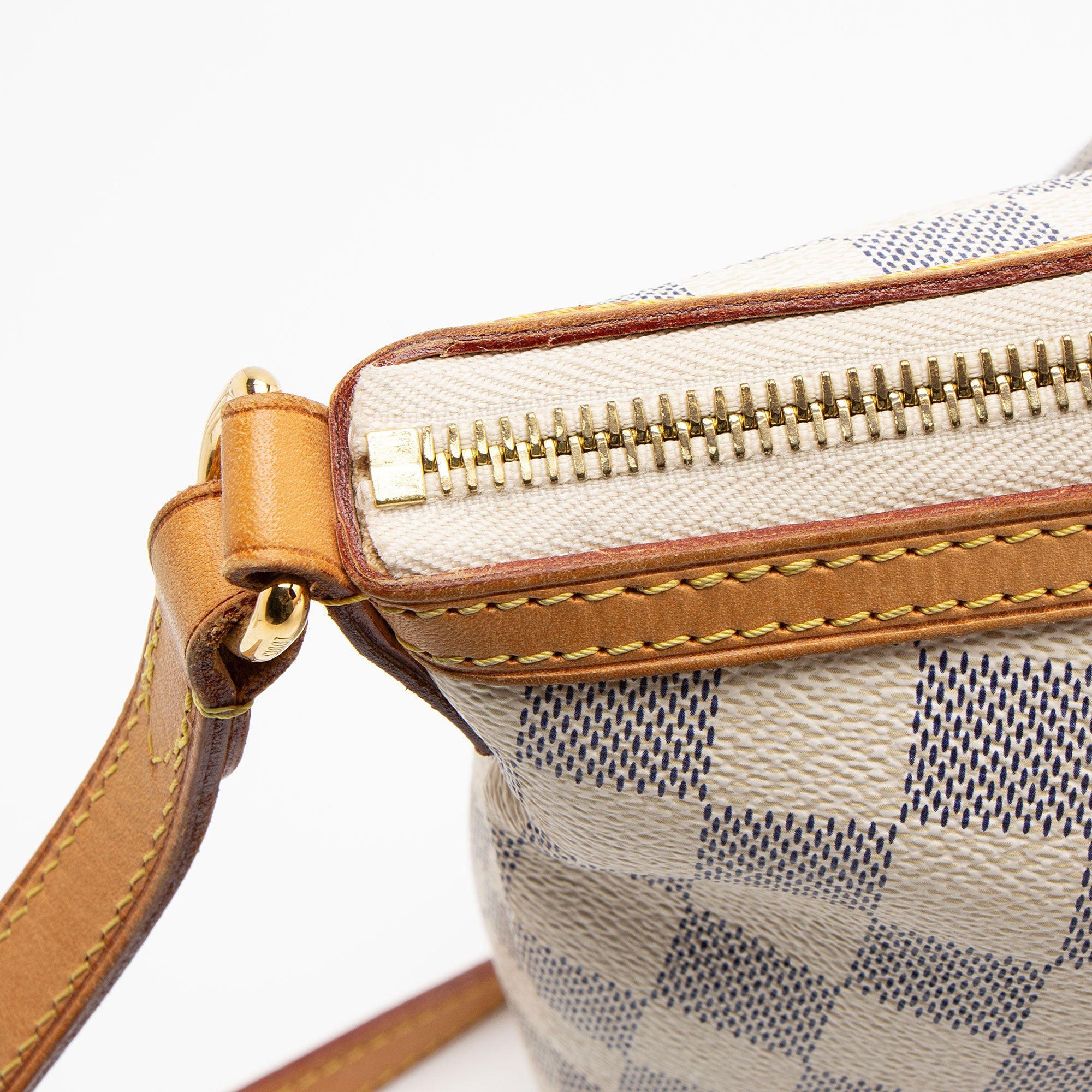 Louis Vuitton Damier Azur Siracusa PM Shoulder Bag (SHF-3IxoAb)