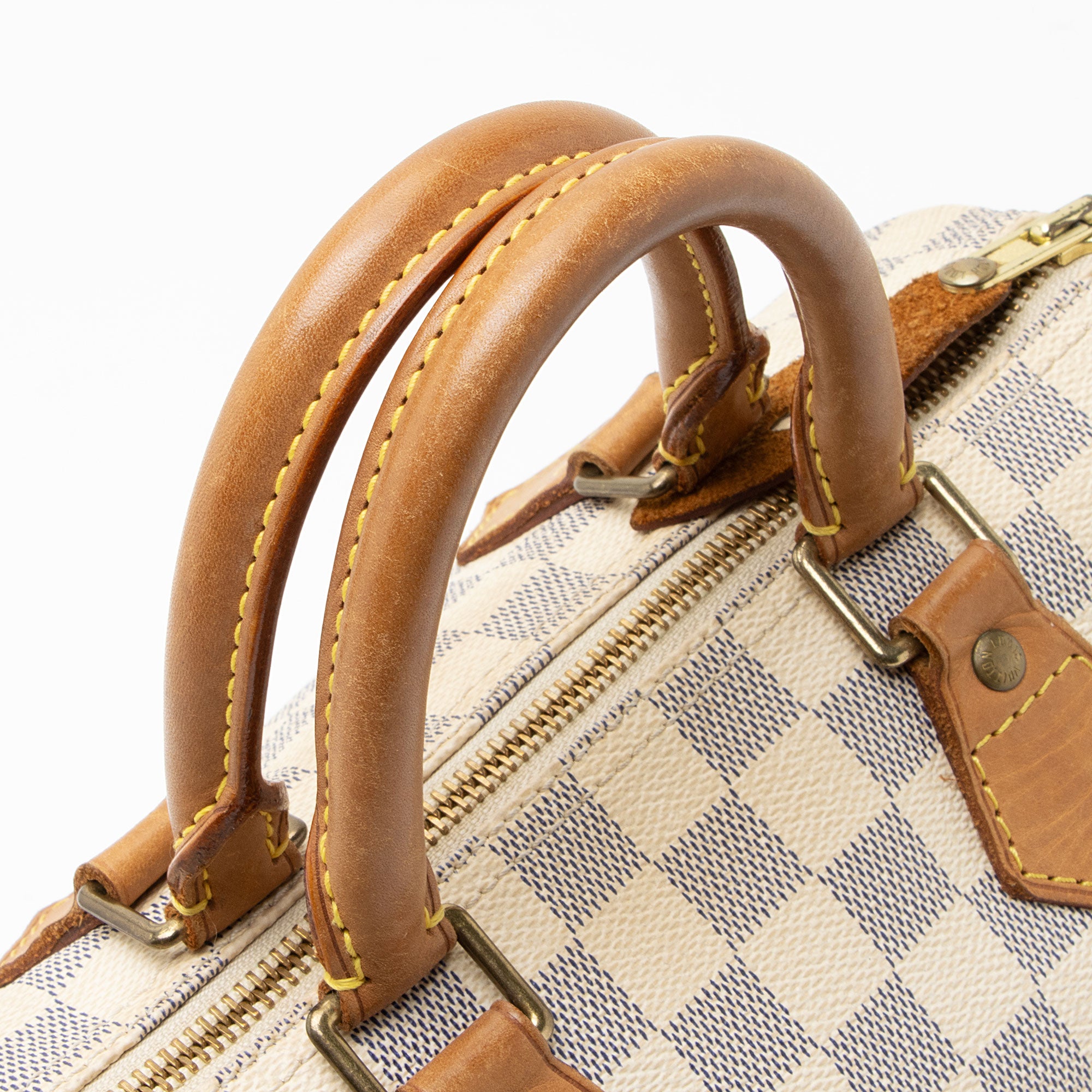 Louis Vuitton Damier Azur Speedy 25 Satchel