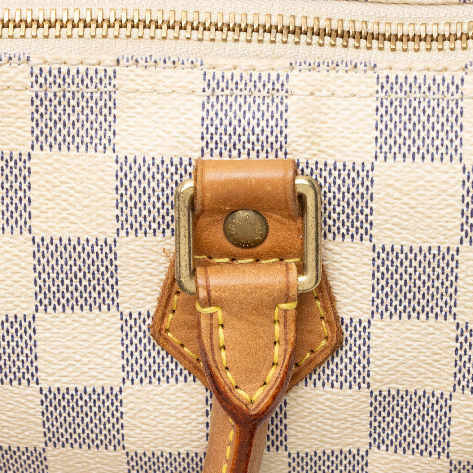Louis Vuitton Damier Azur Speedy 25 Satchel