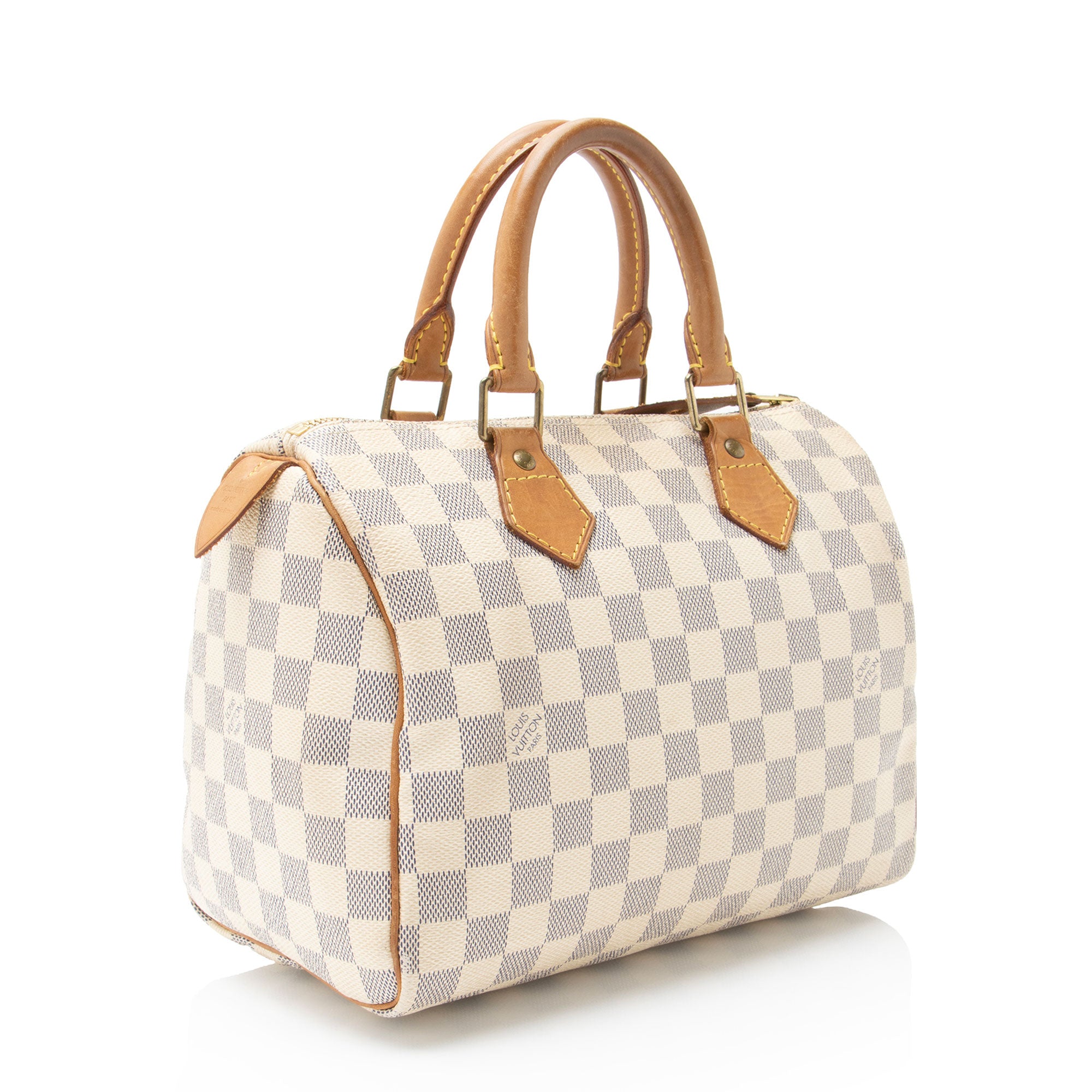 Louis Vuitton Damier Azur Speedy 25 Satchel