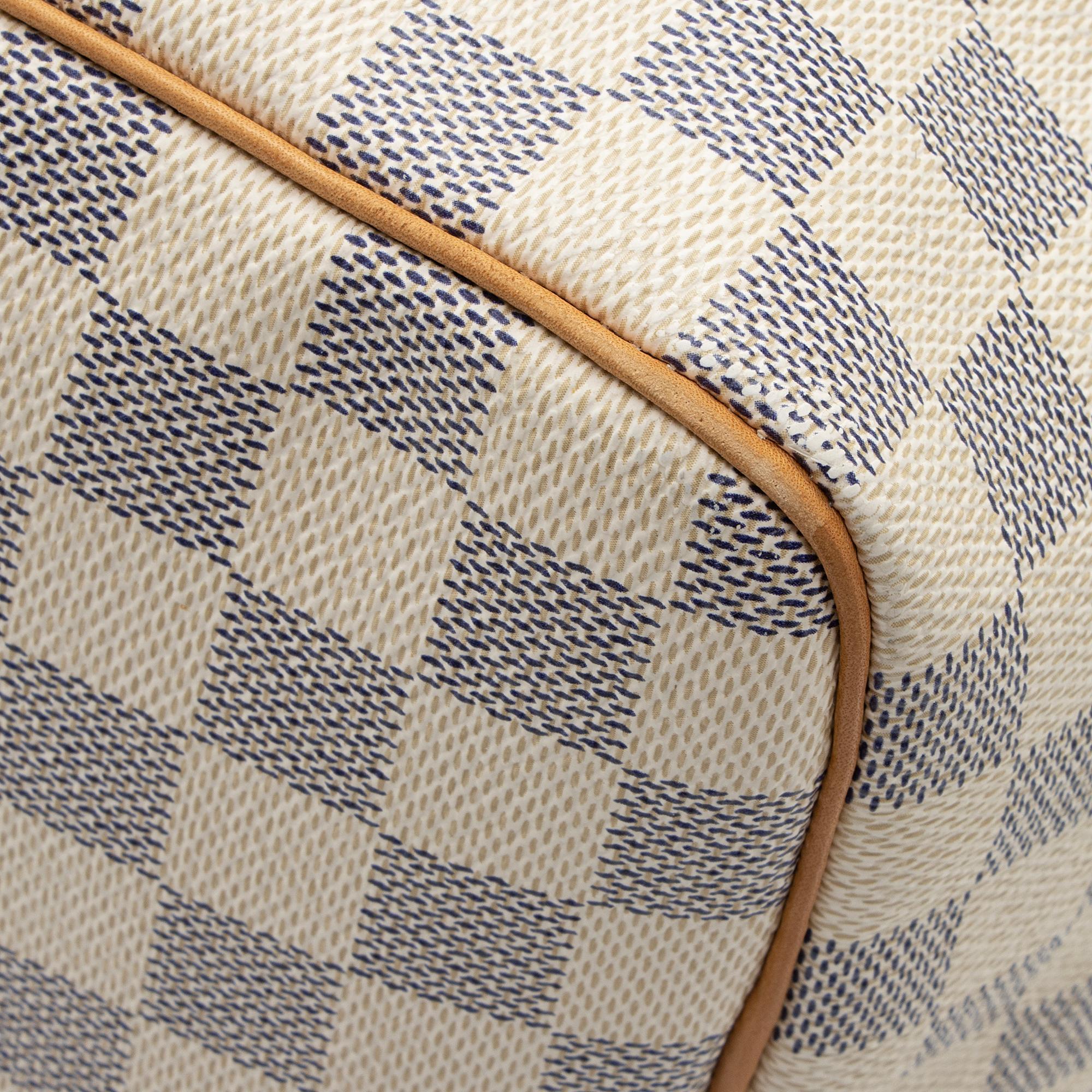 Louis Vuitton Damier Azur Speedy 30 Satchel (SHF-opJpxO)