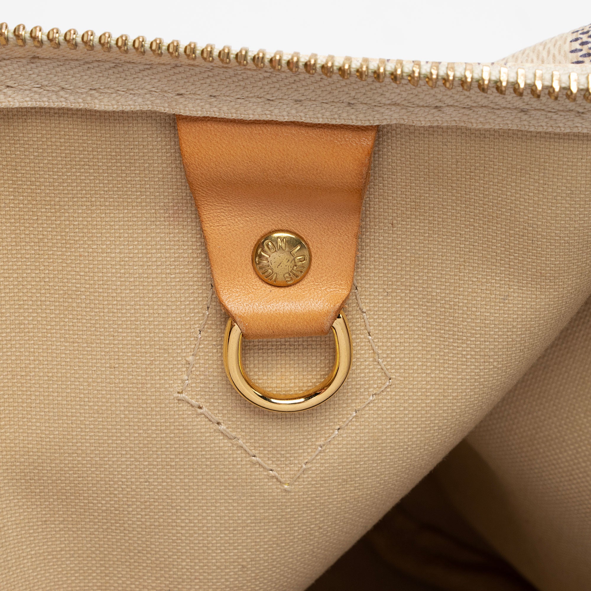 Louis Vuitton Damier Azur Speedy 30 Satchel (SHF-bZTiPn)