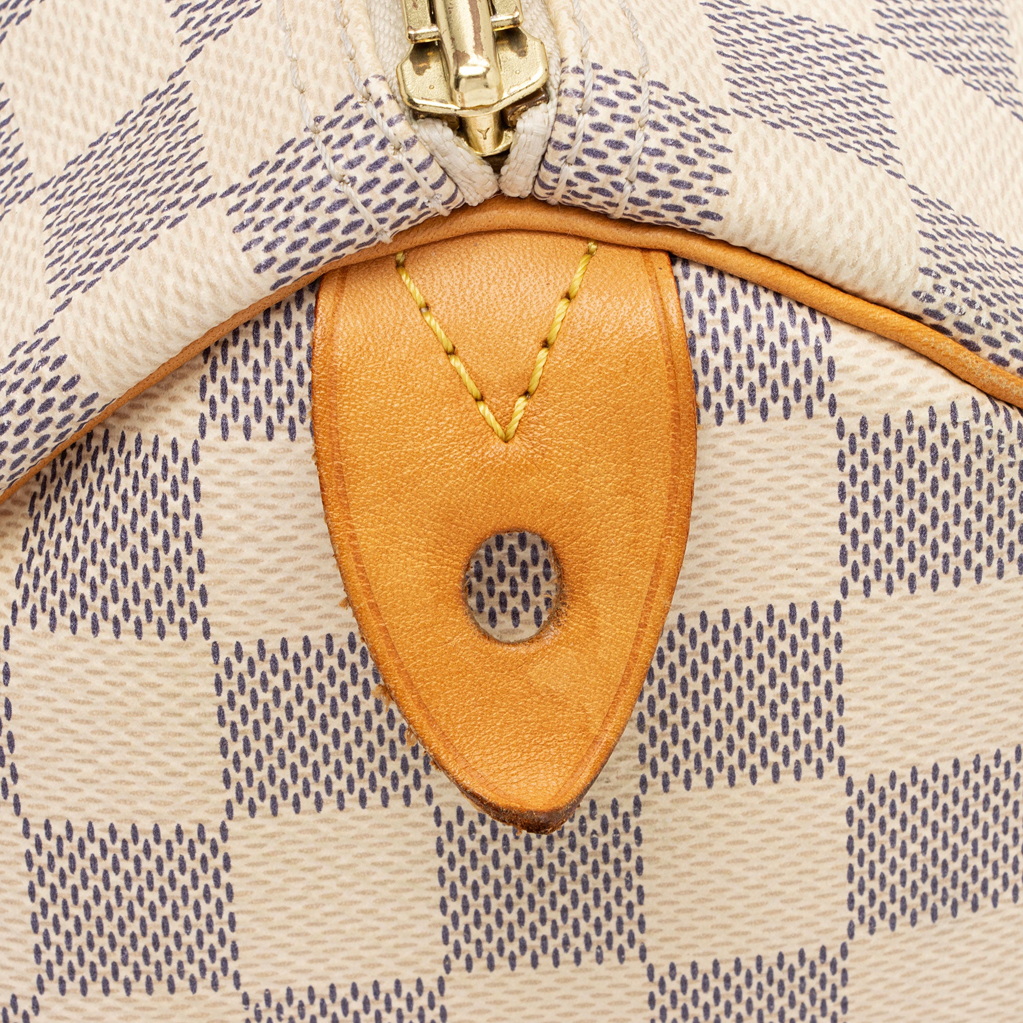 Louis Vuitton Damier Azur Speedy 30 Satchel (SHF-bZTiPn)