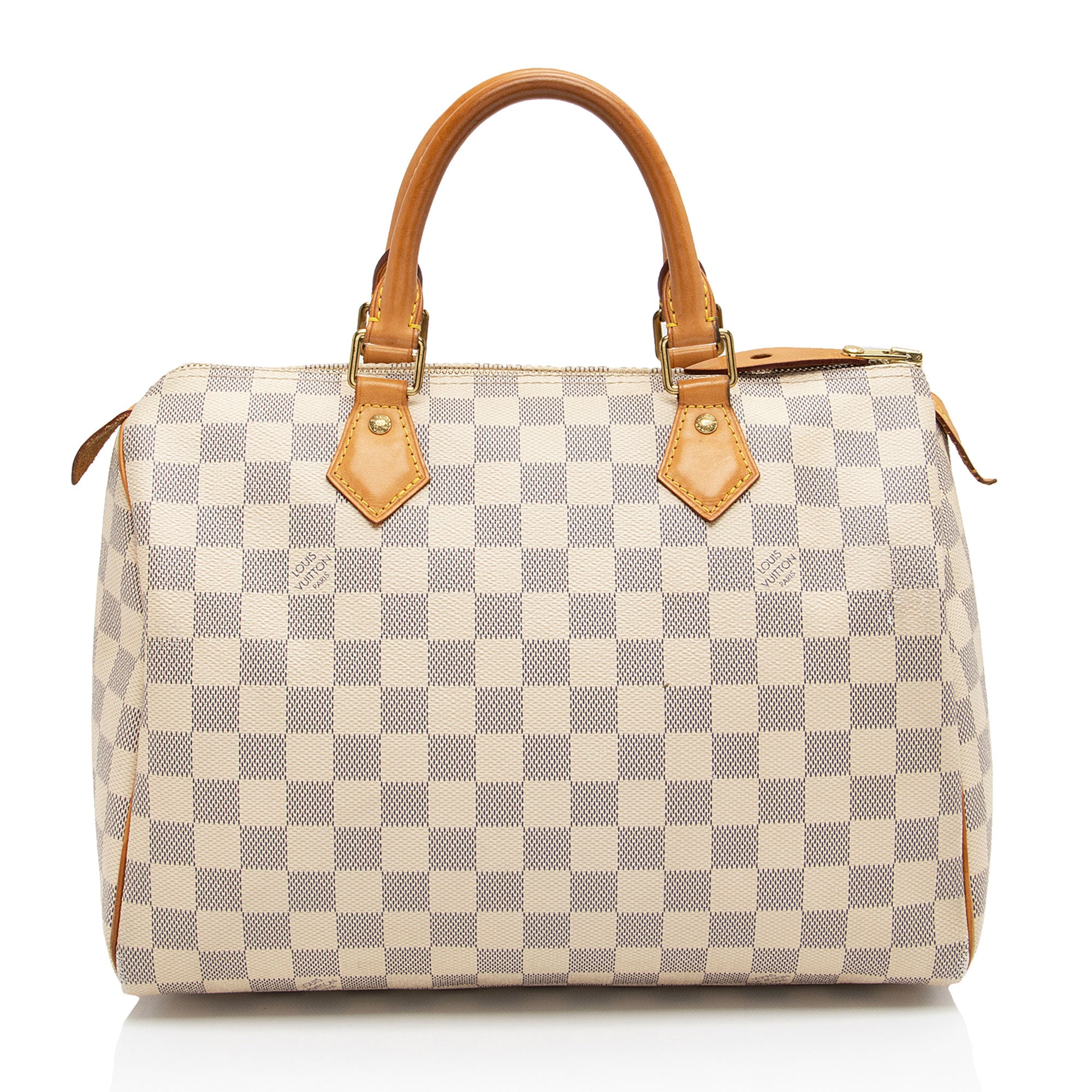 Louis Vuitton Damier Azur Speedy 30 Satchel (SHF-bZTiPn)