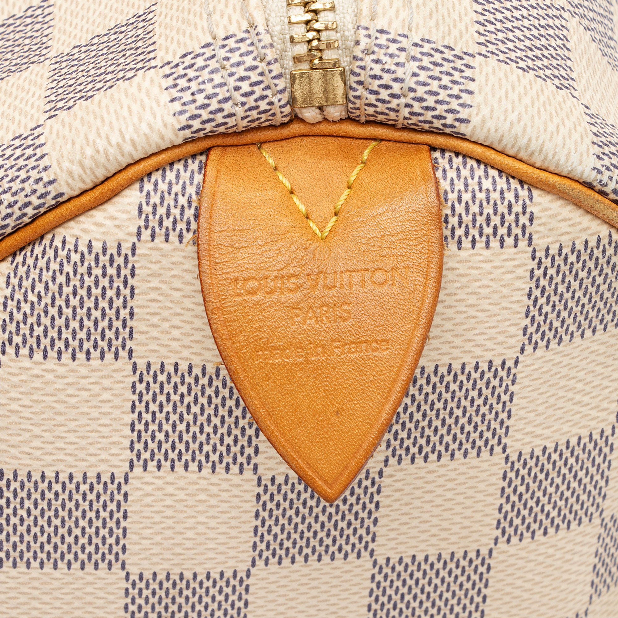 Louis Vuitton Damier Azur Speedy 30 Satchel (SHF-bZTiPn)