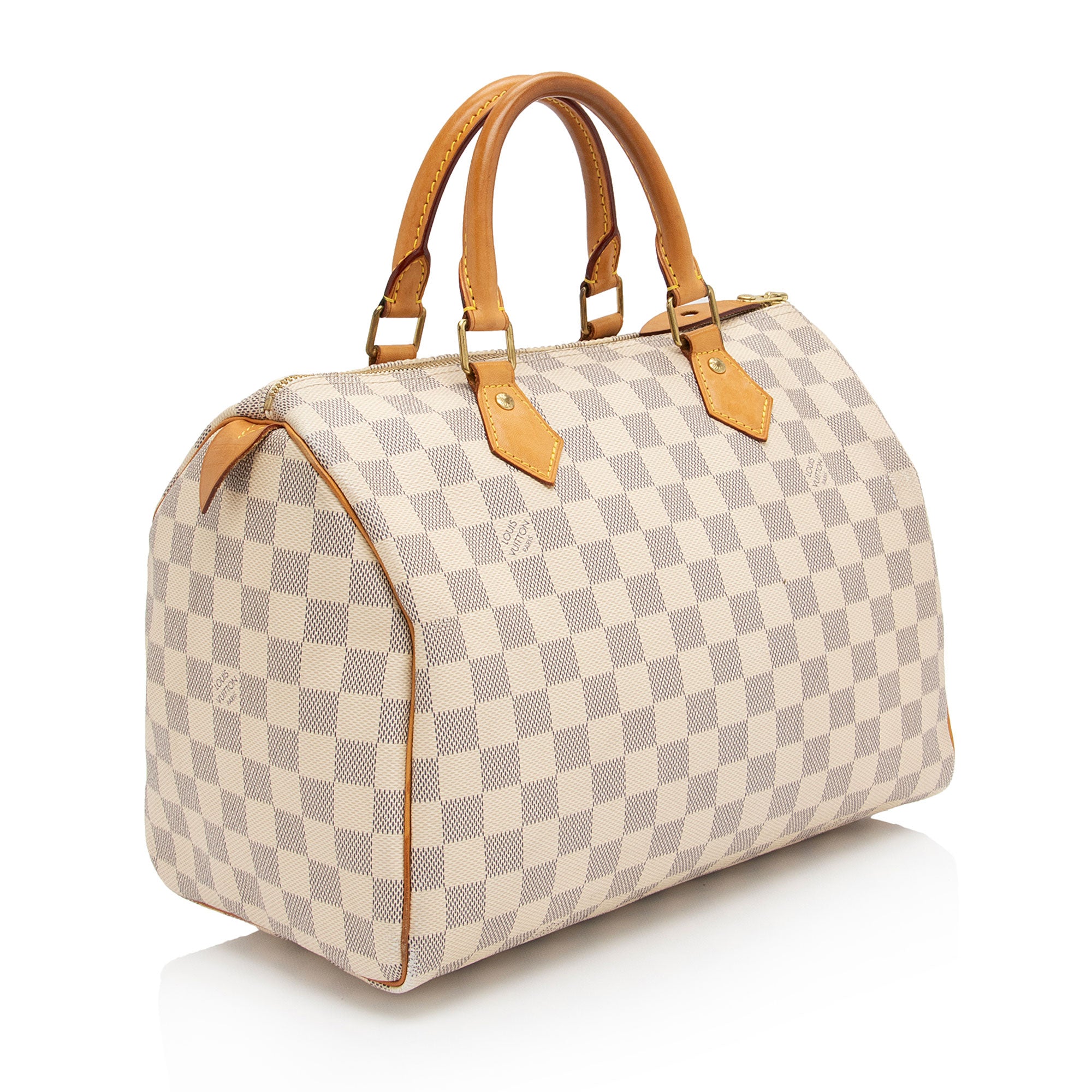 Louis Vuitton Damier Azur Speedy 30 Satchel (SHF-bZTiPn)
