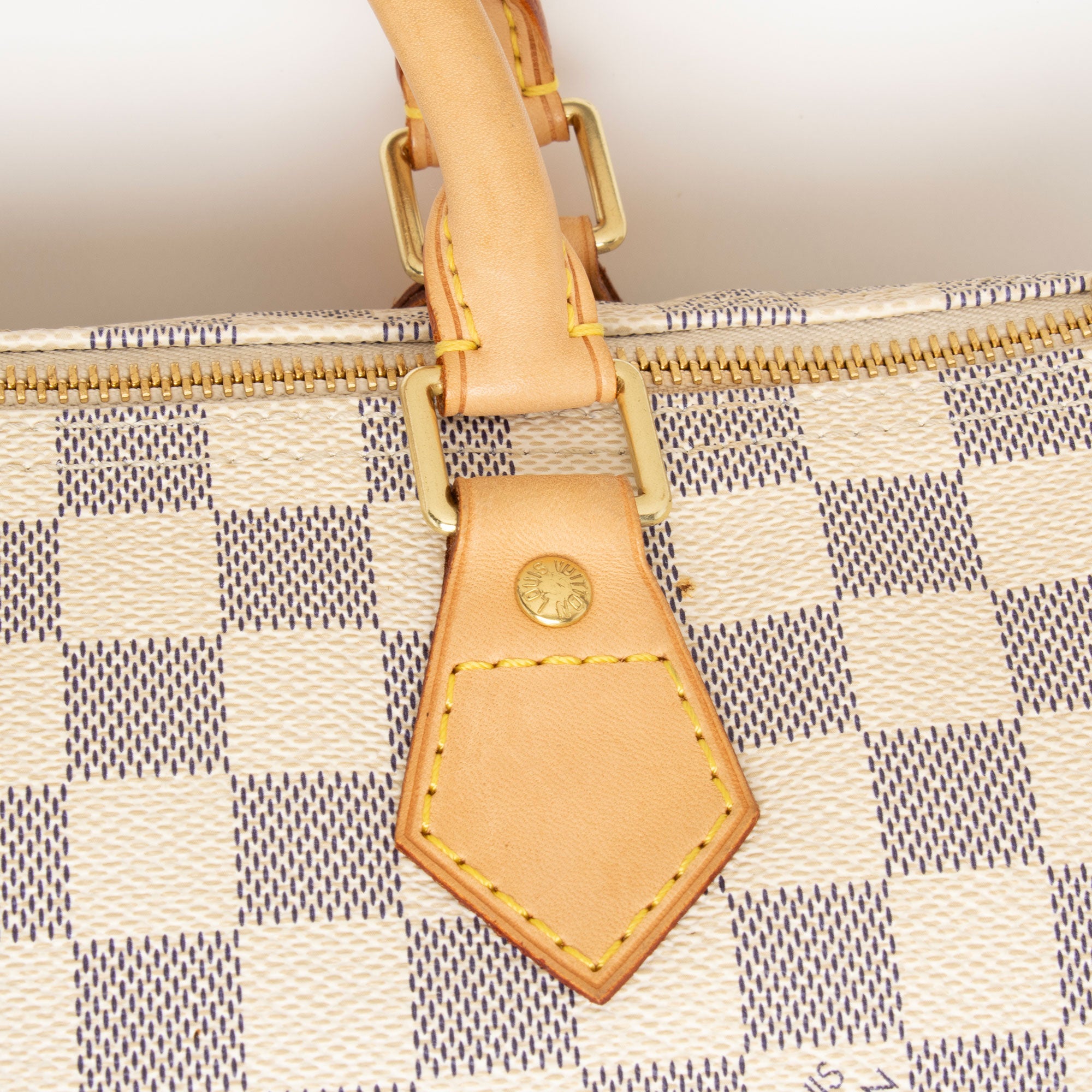 Louis Vuitton Damier Azur Speedy 30 Satchel (SHF-hK0BKQ)