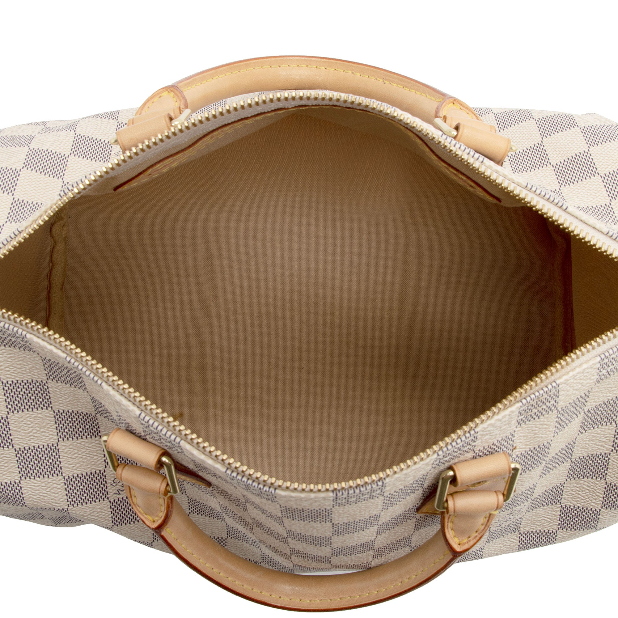 Louis Vuitton Damier Azur Speedy 30 Satchel (SHF-hK0BKQ)