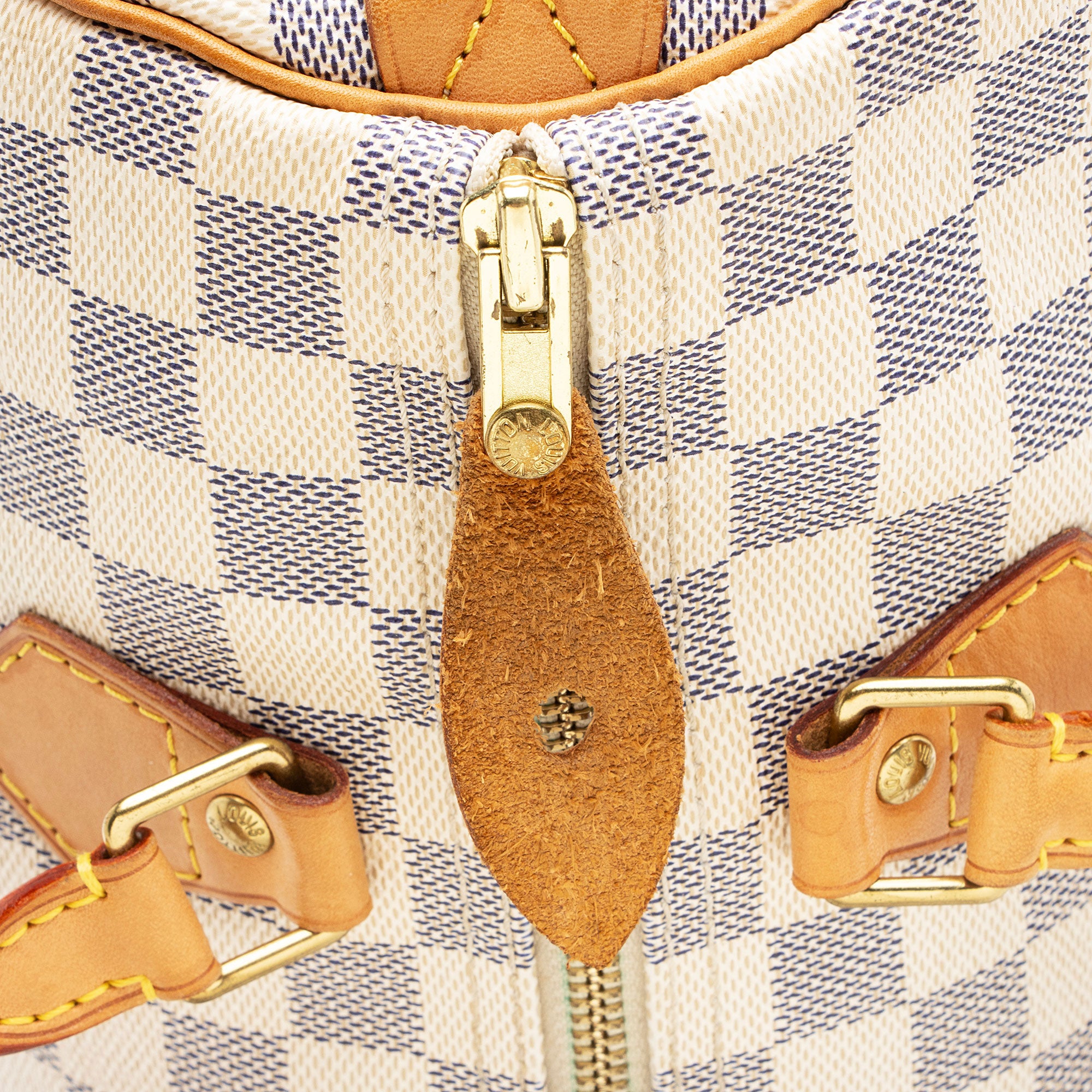 Louis Vuitton Damier Azur Speedy 30 Satchel