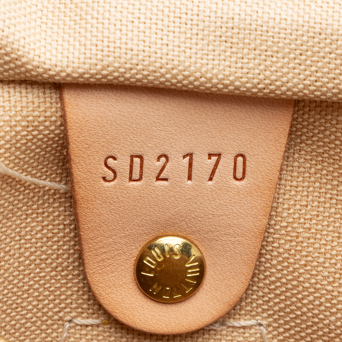 Louis Vuitton Damier Azur Speedy 30 Satchel