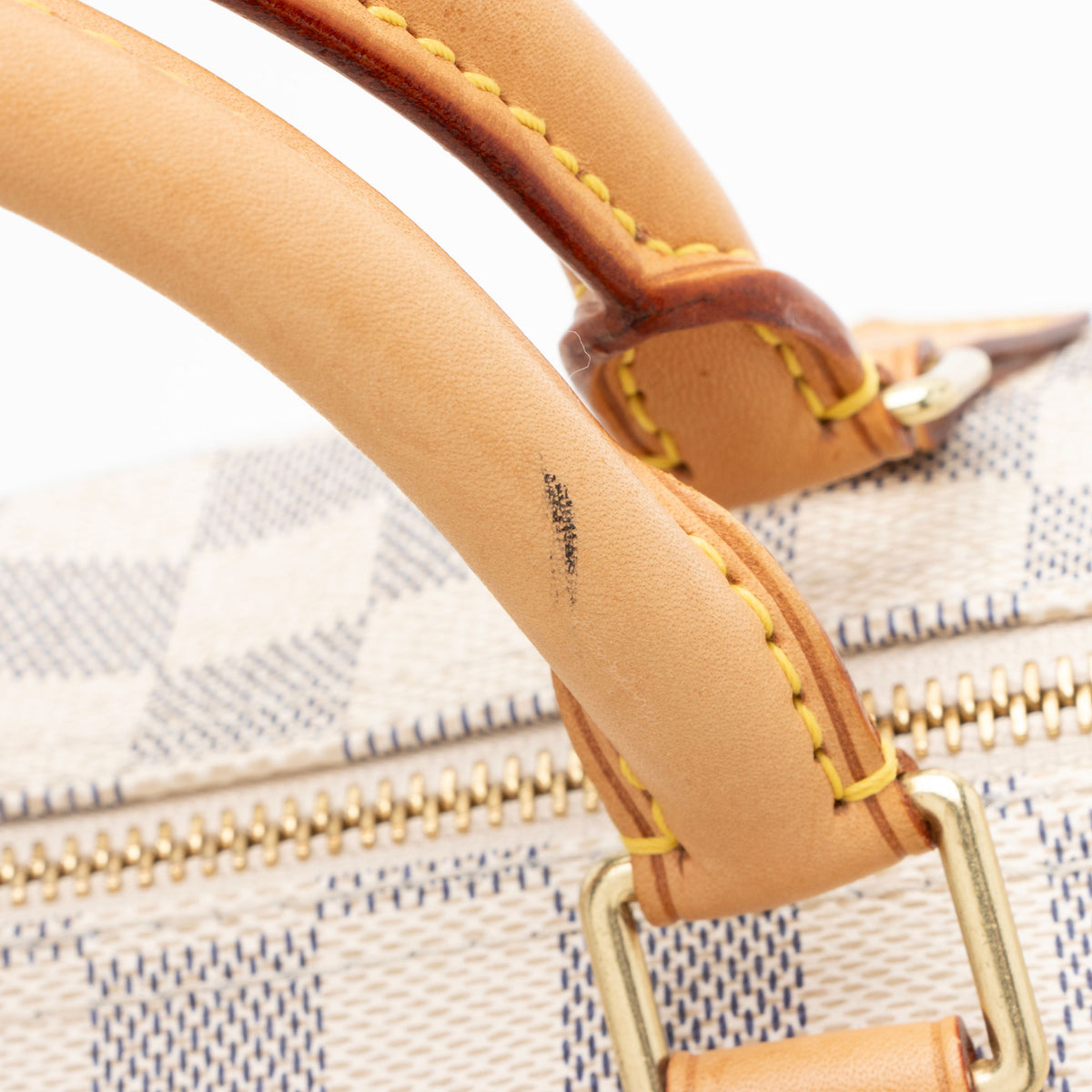 Louis Vuitton Damier Azur Speedy 30 Satchel