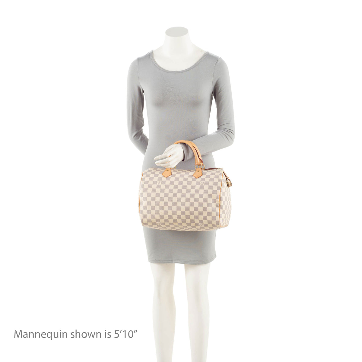 Louis Vuitton Damier Azur Speedy 30 Satchel