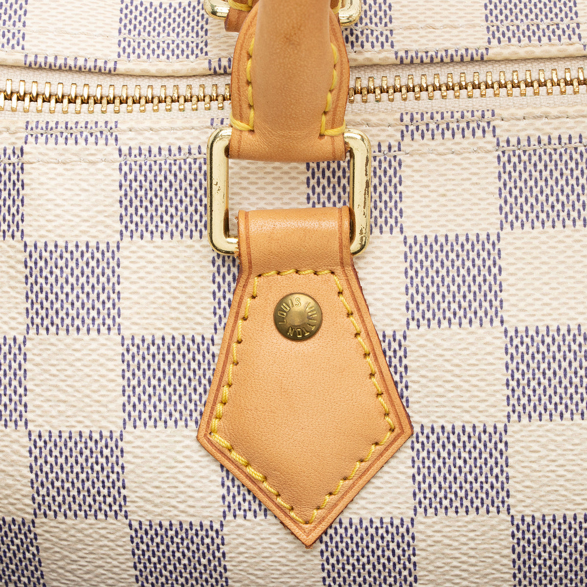 Louis Vuitton Damier Azur Speedy 30 Satchel