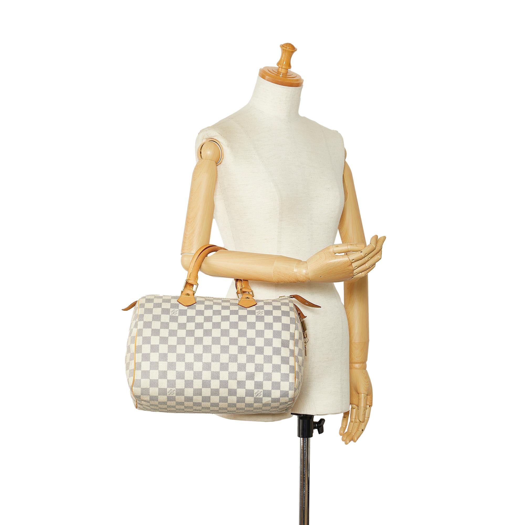 Louis Vuitton Damier Azur Speedy 30 (SHG-vR3YU9)