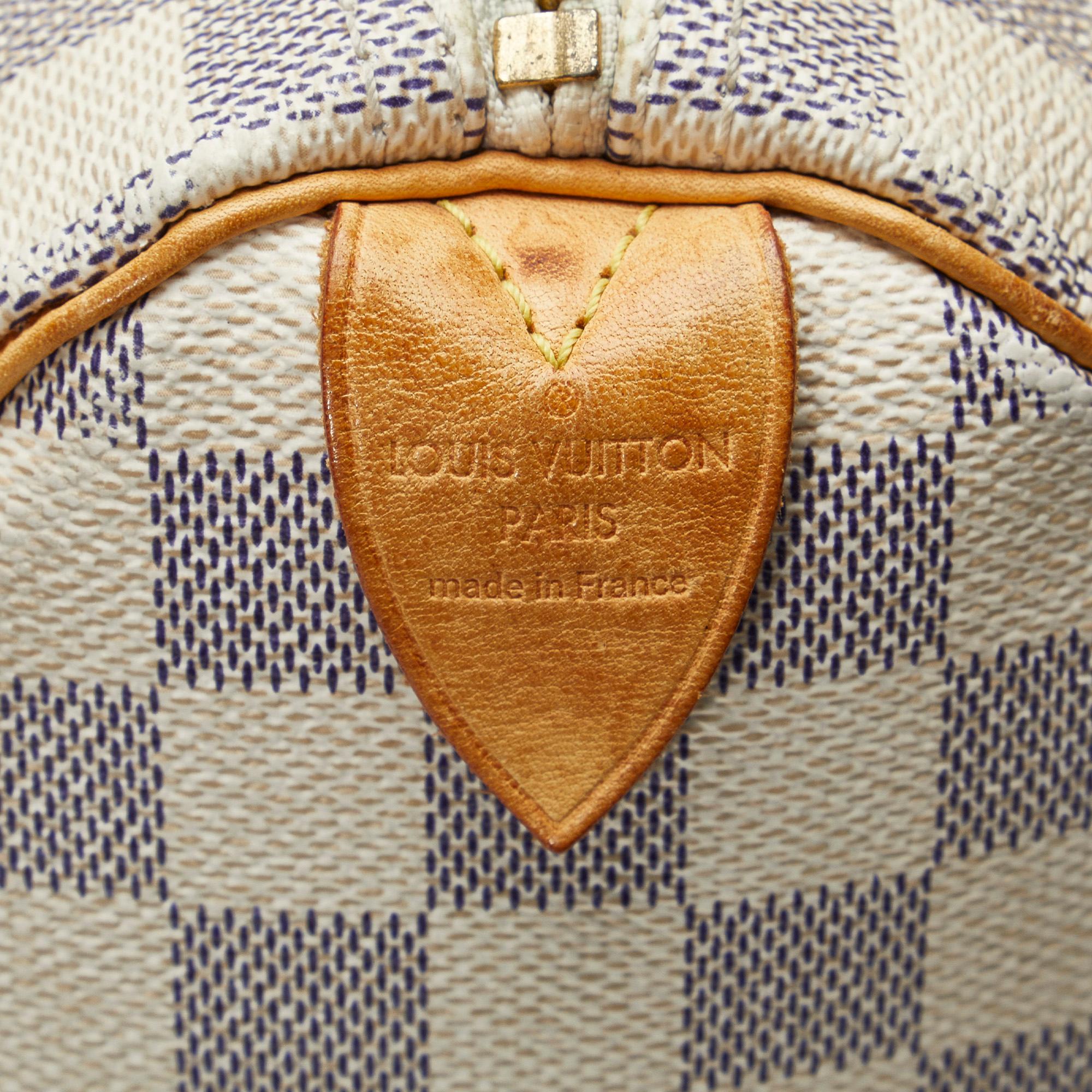 Louis Vuitton Damier Azur Speedy 30 (SHG-kaJ9aR)
