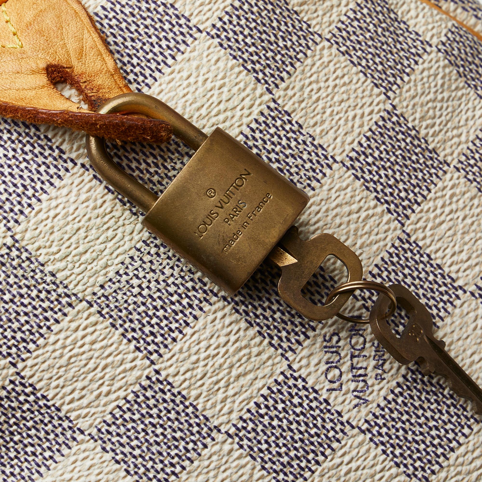 Louis Vuitton Damier Azur Speedy 30 (SHG-kaJ9aR)