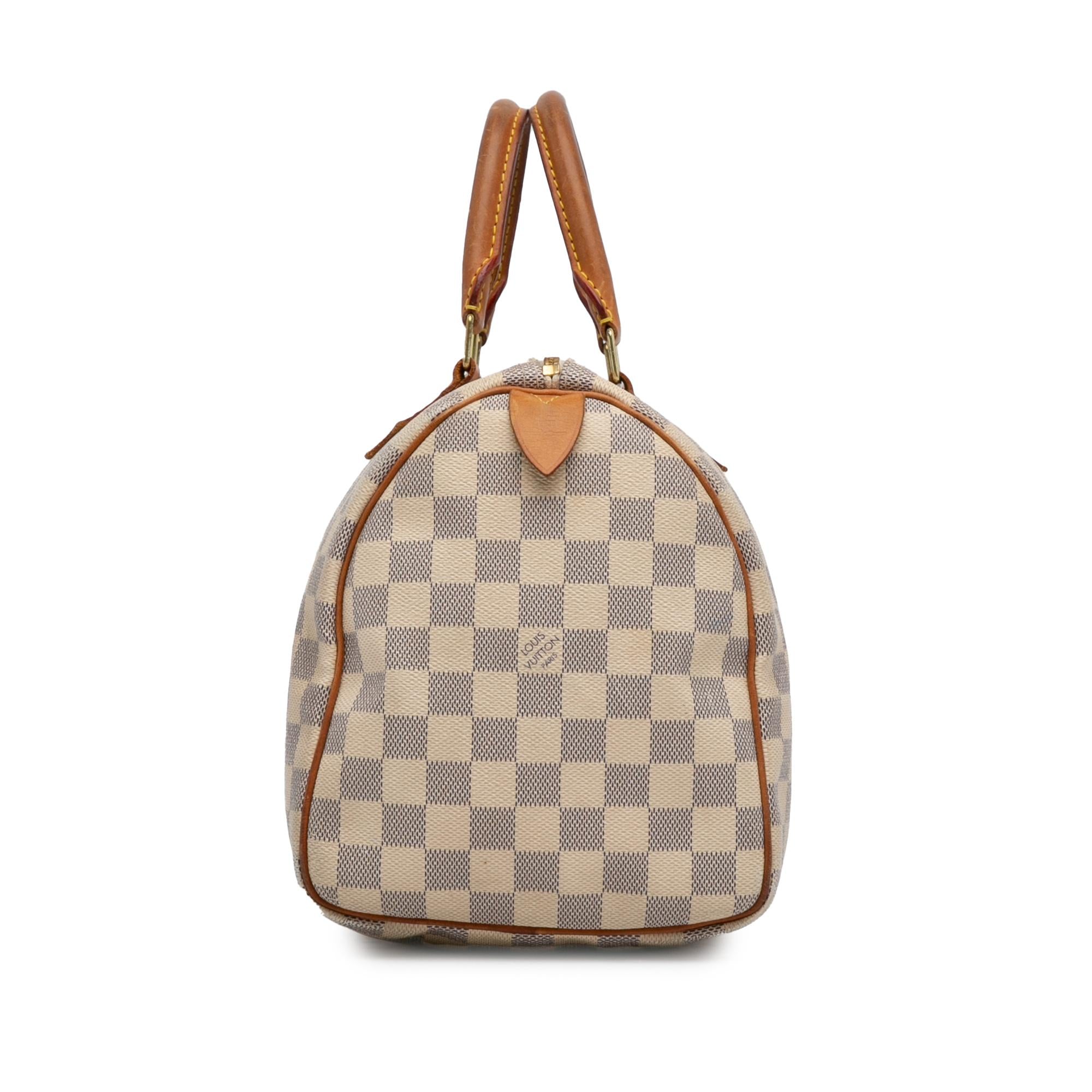 Louis Vuitton Damier Azur Speedy 30 (SHG-VRFINs)