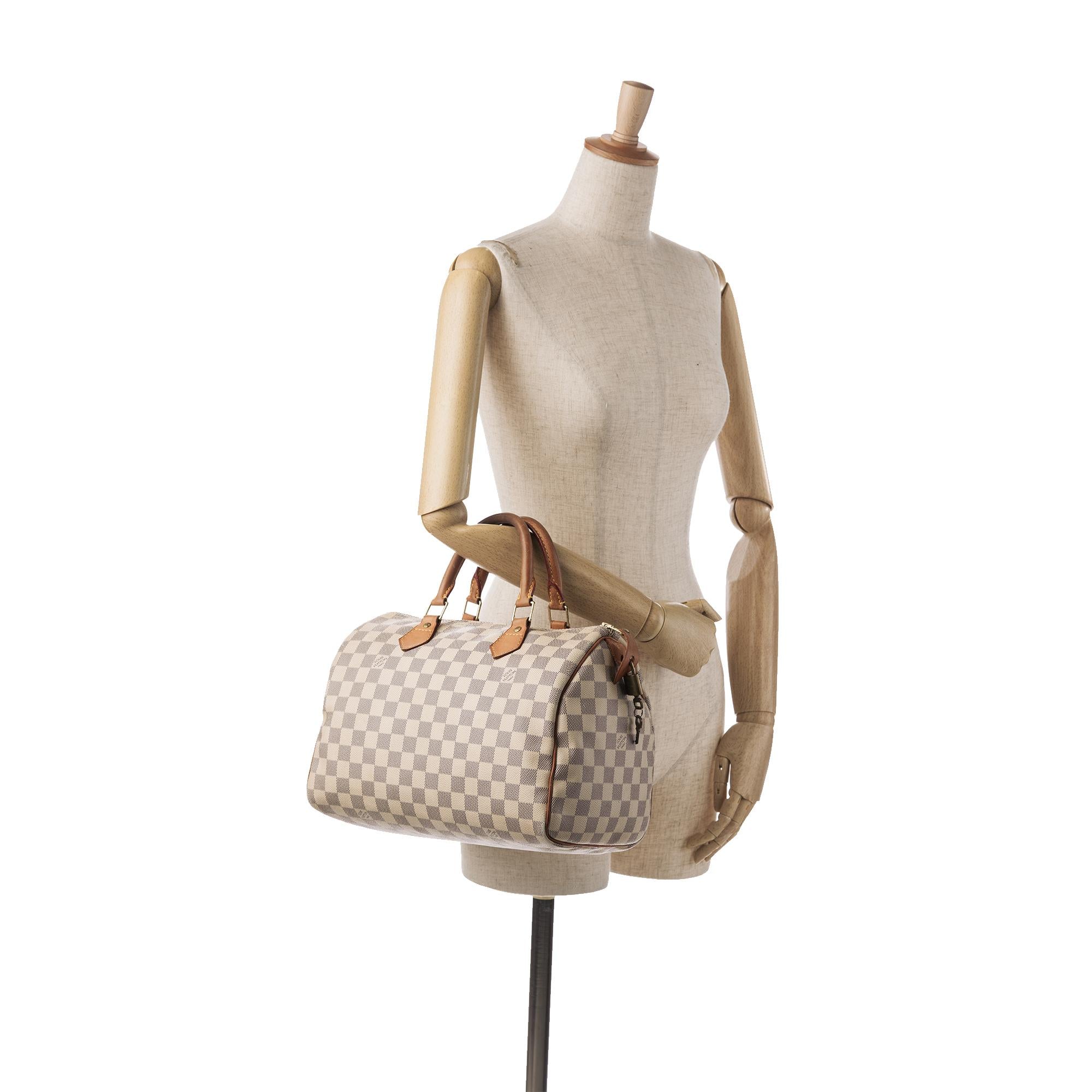 Louis Vuitton Damier Azur Speedy 30 (SHG-VRFINs)
