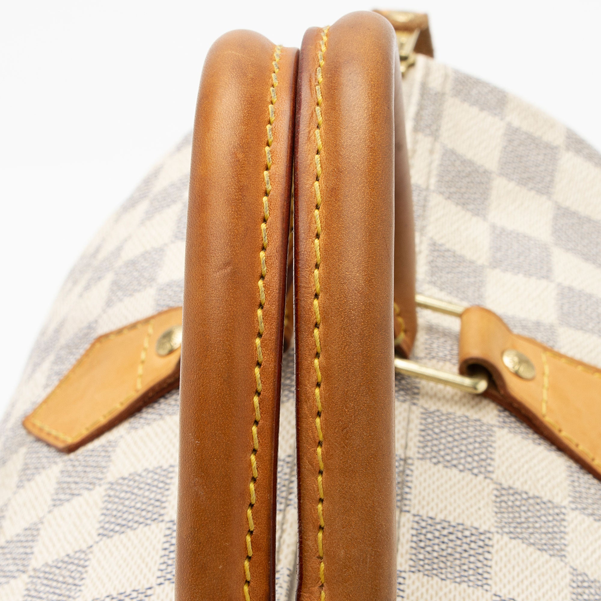 Louis Vuitton Damier Azur Speedy 35 Satchel (SHF-eWgCTI)