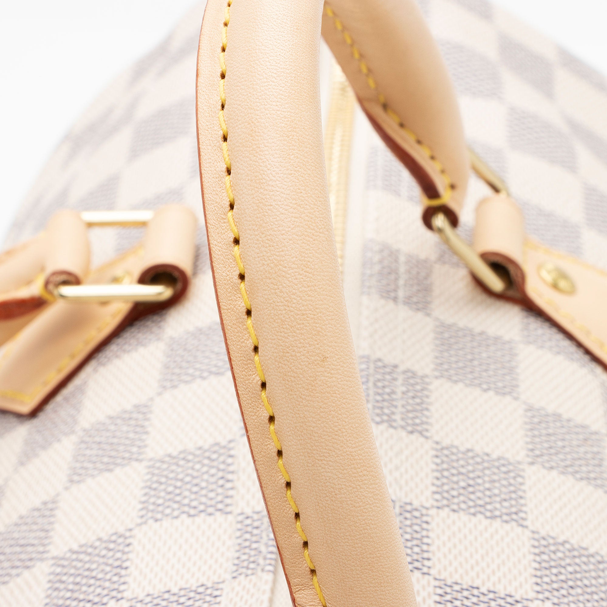 Louis Vuitton Damier Azur Speedy 35 Satchel (SHF-25zlLp)