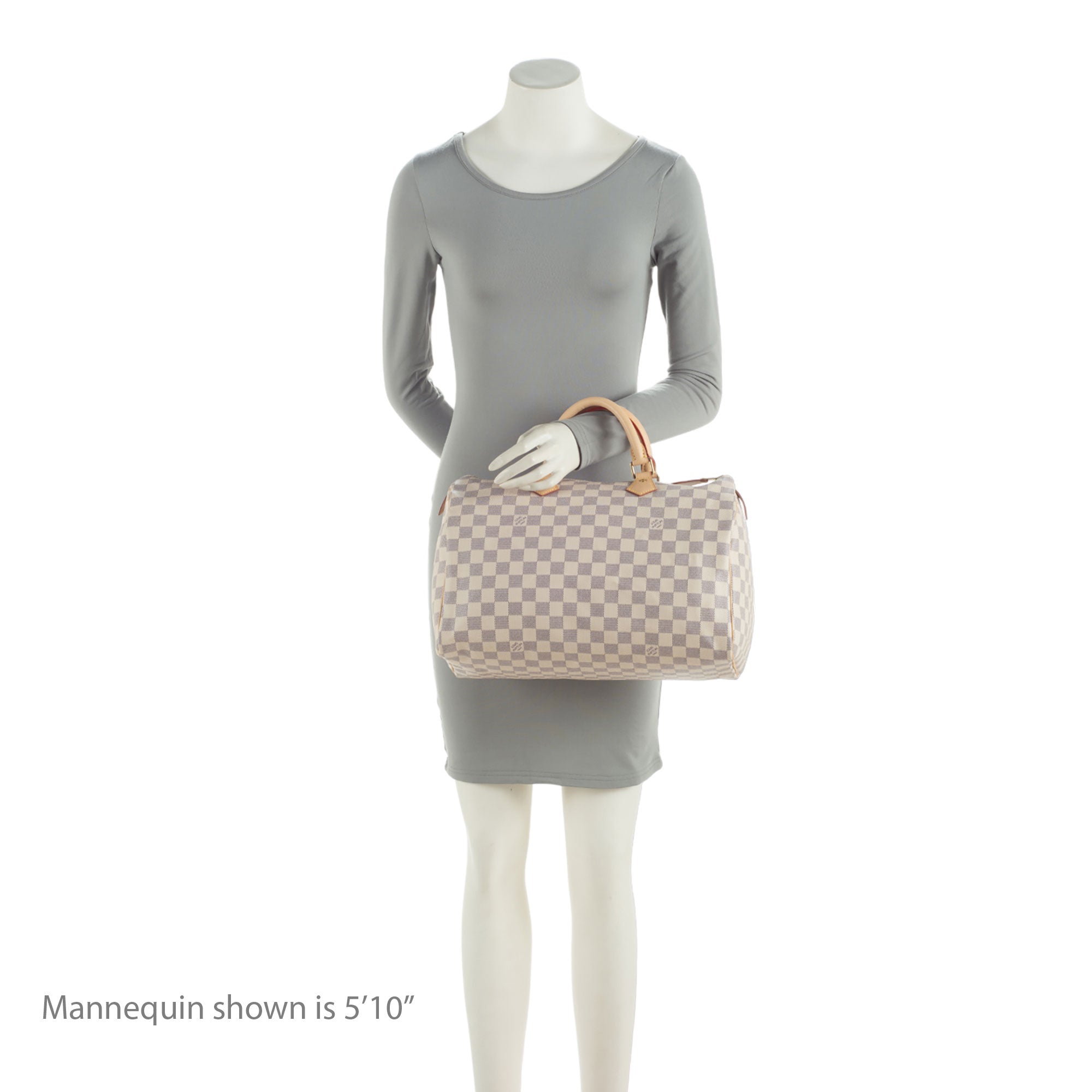 Louis Vuitton Damier Azur Speedy 35 Satchel (SHF-25zlLp)