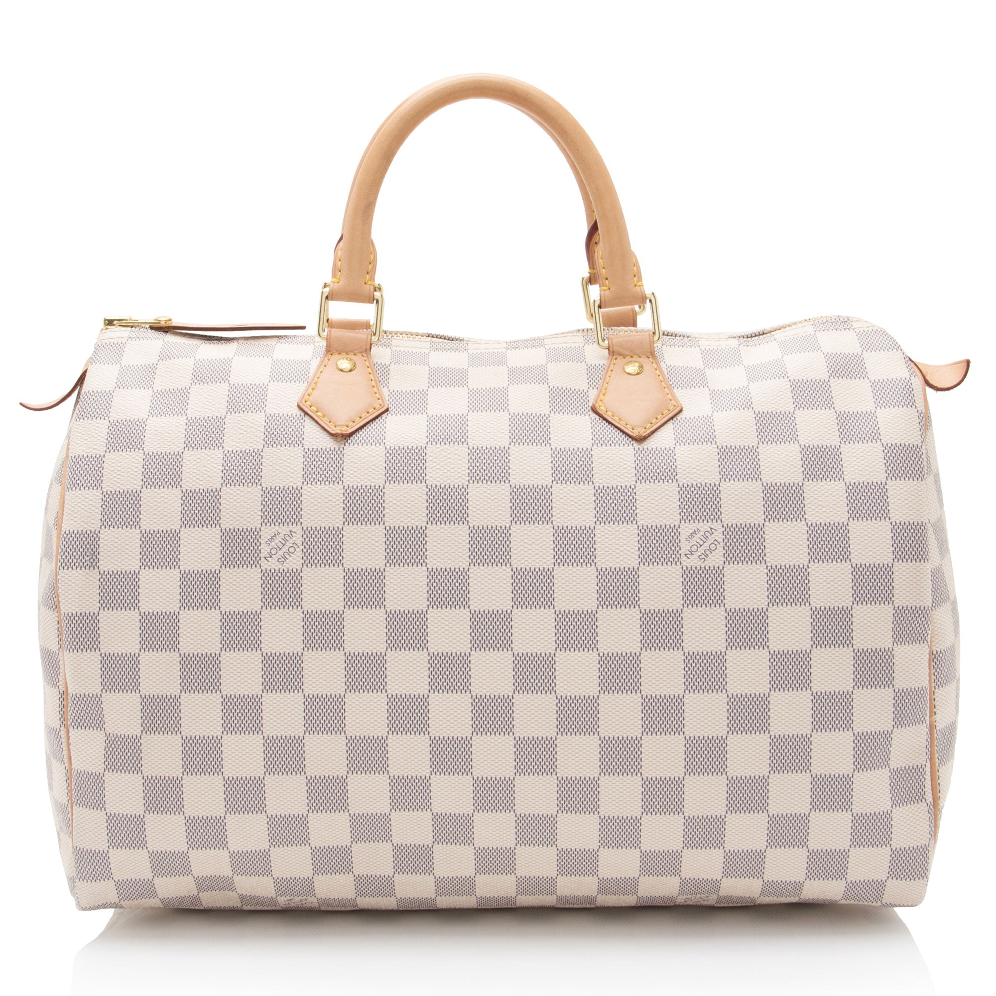 Louis Vuitton Damier Azur Speedy 35 Satchel (SHF-P9u9Py)