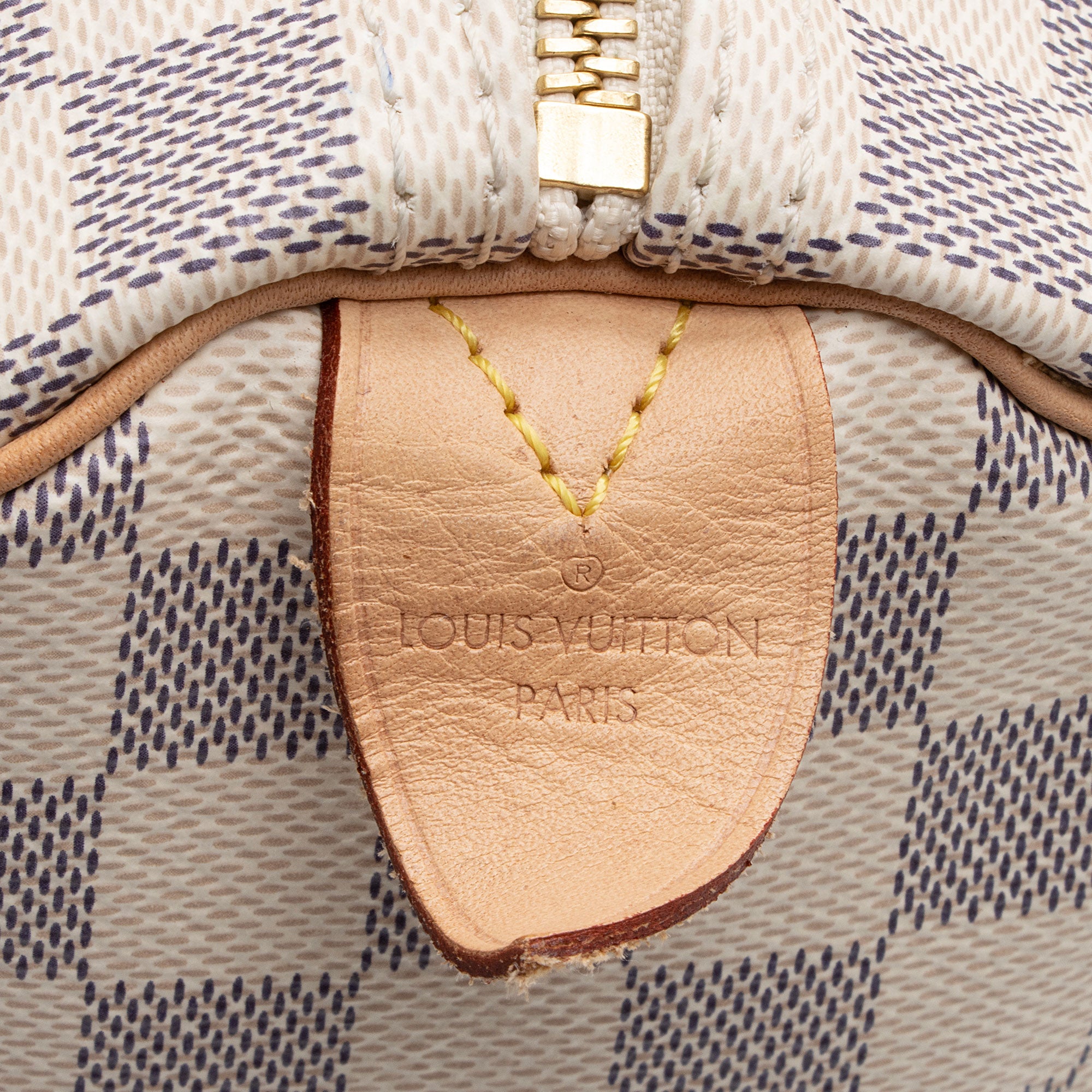 Louis Vuitton Damier Azur Speedy 35 Satchel (SHF-P9u9Py)