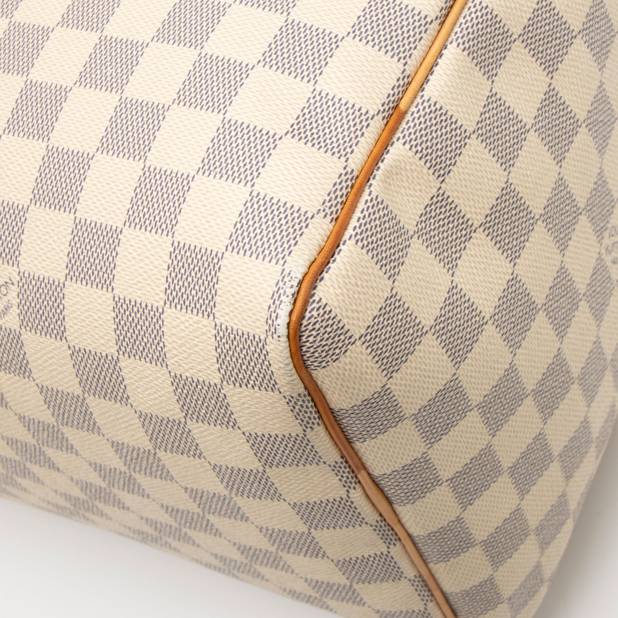 Louis Vuitton Damier Azur Speedy 35 Satchel (SHF-BC7FpS)
