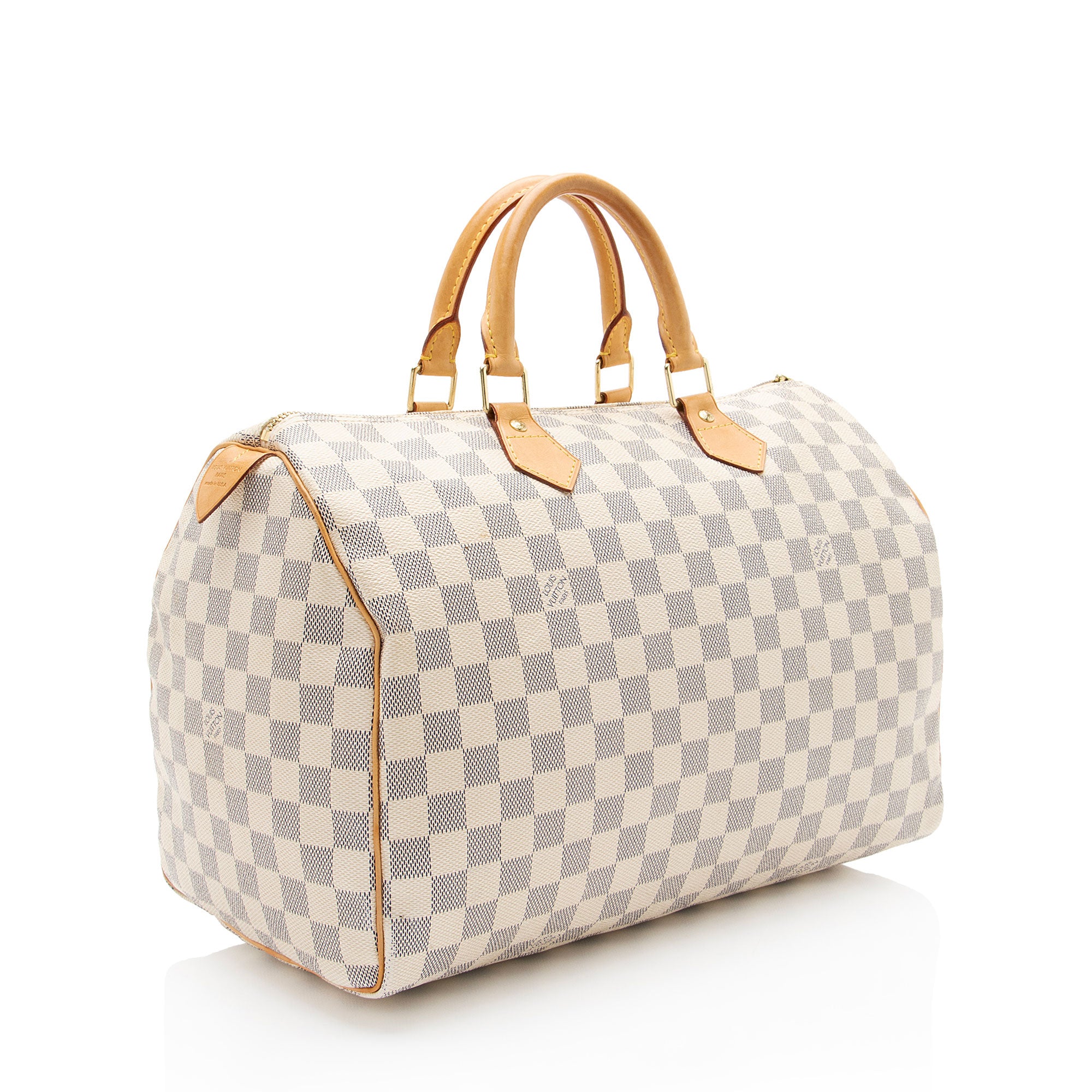Louis Vuitton Damier Azur Speedy 35 Satchel
