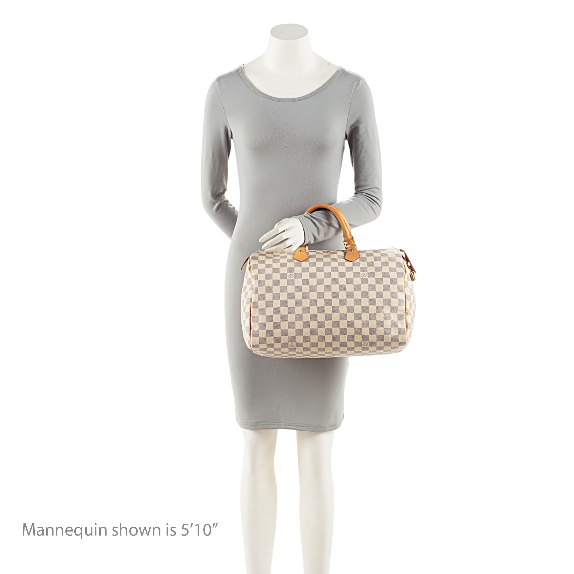 Louis Vuitton Damier Azur Speedy 35 Satchel
