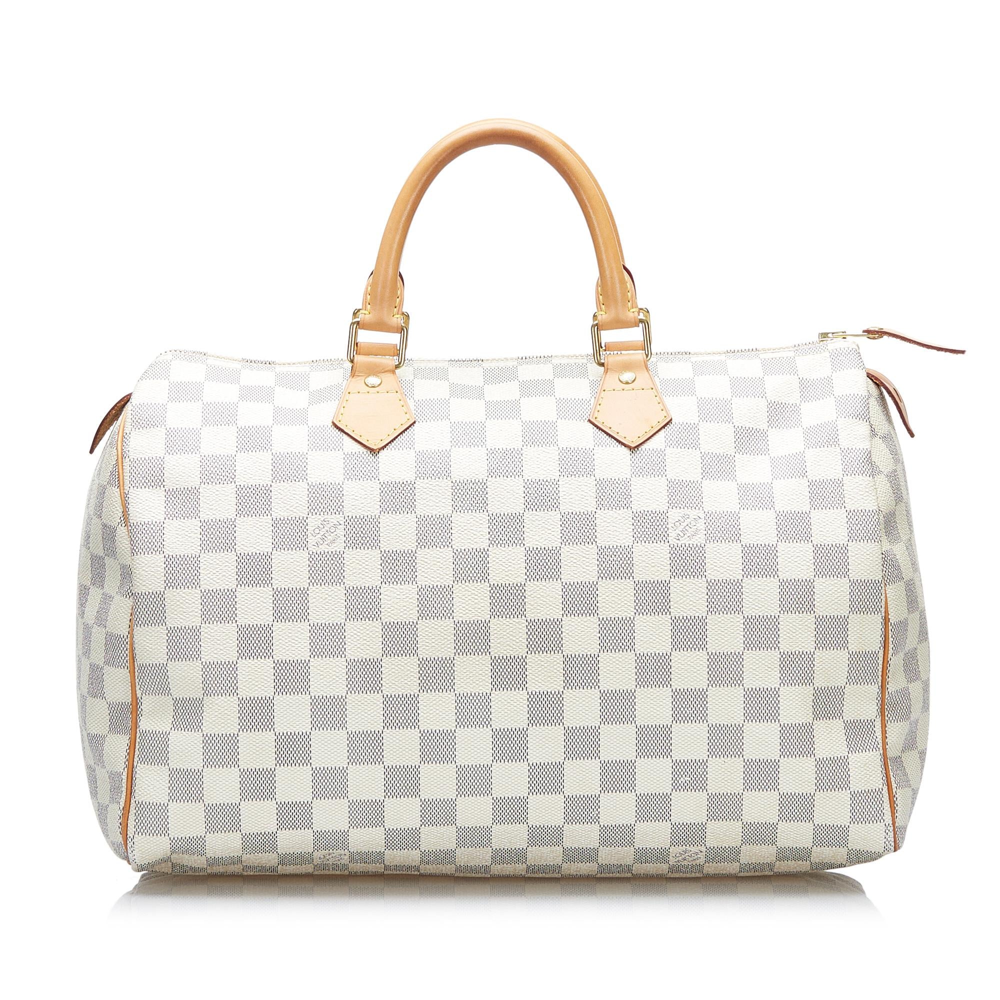 Louis Vuitton Damier Azur Speedy 35 (SHG-tygh9g)