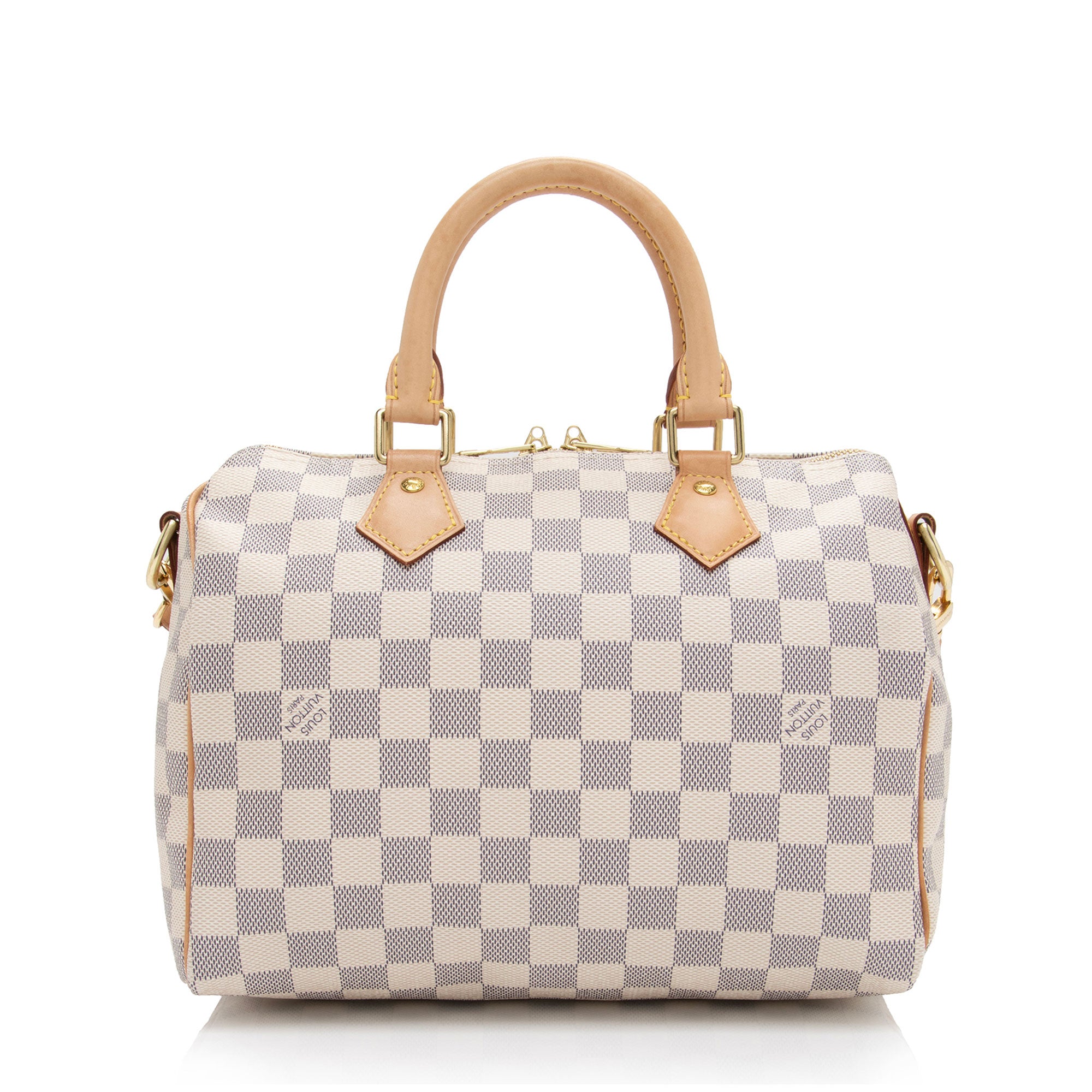 Louis Vuitton Damier Azur Speedy Bandouliere 25 Satchel (SHF-CfGVyC)