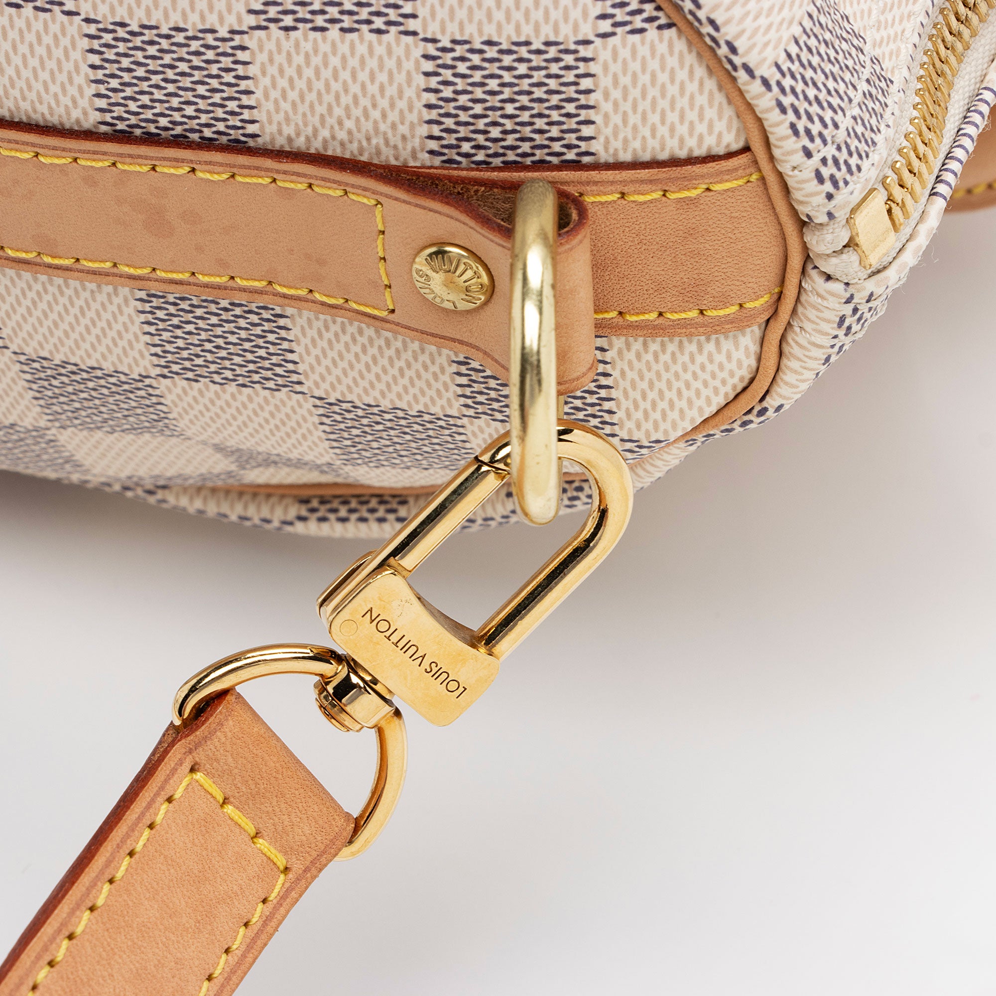 Louis Vuitton Damier Azur Speedy Bandouliere 25 Satchel (SHF-CfGVyC)