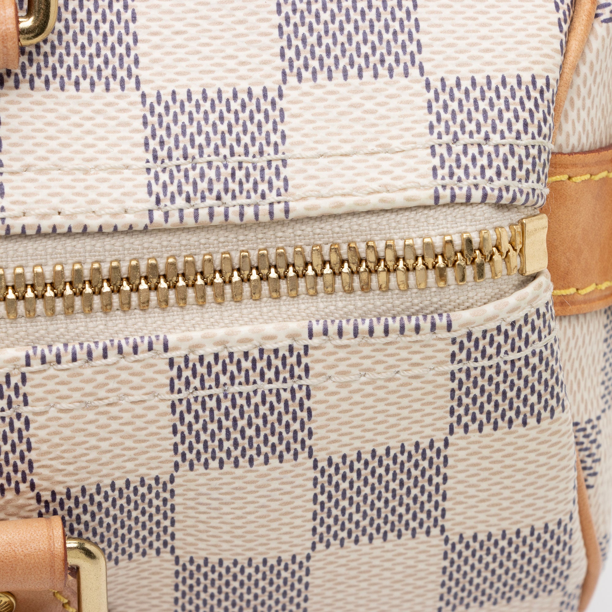 Louis Vuitton Damier Azur Speedy Bandouliere 25 Satchel (SHF-CfGVyC)