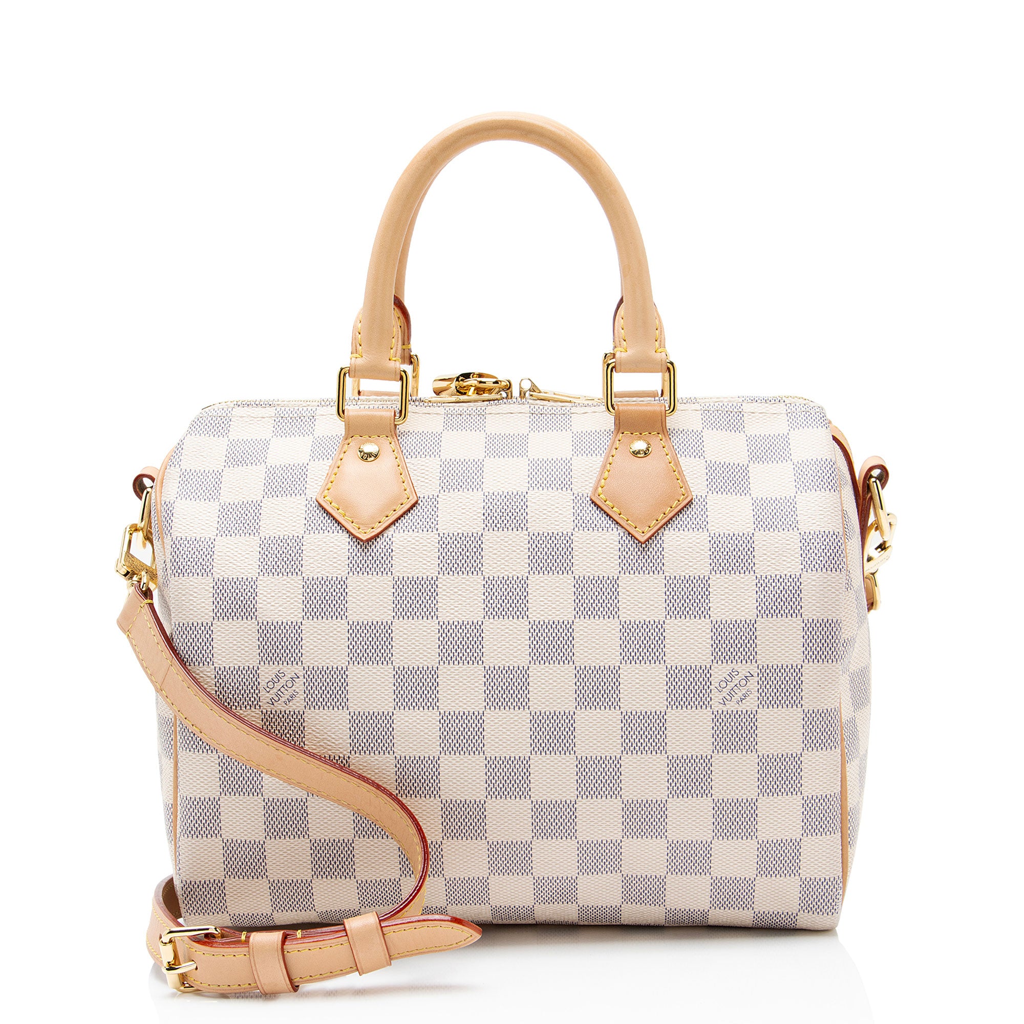 Louis Vuitton Damier Azur Speedy Bandouliere 25 Satchel