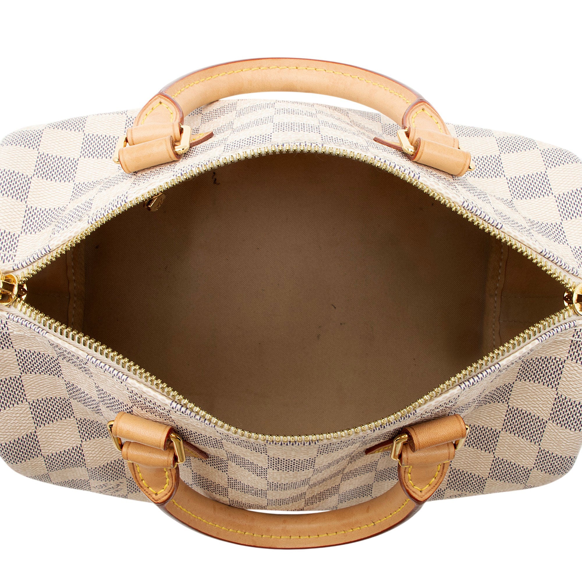 Louis Vuitton Damier Azur Speedy Bandouliere 25 Satchel