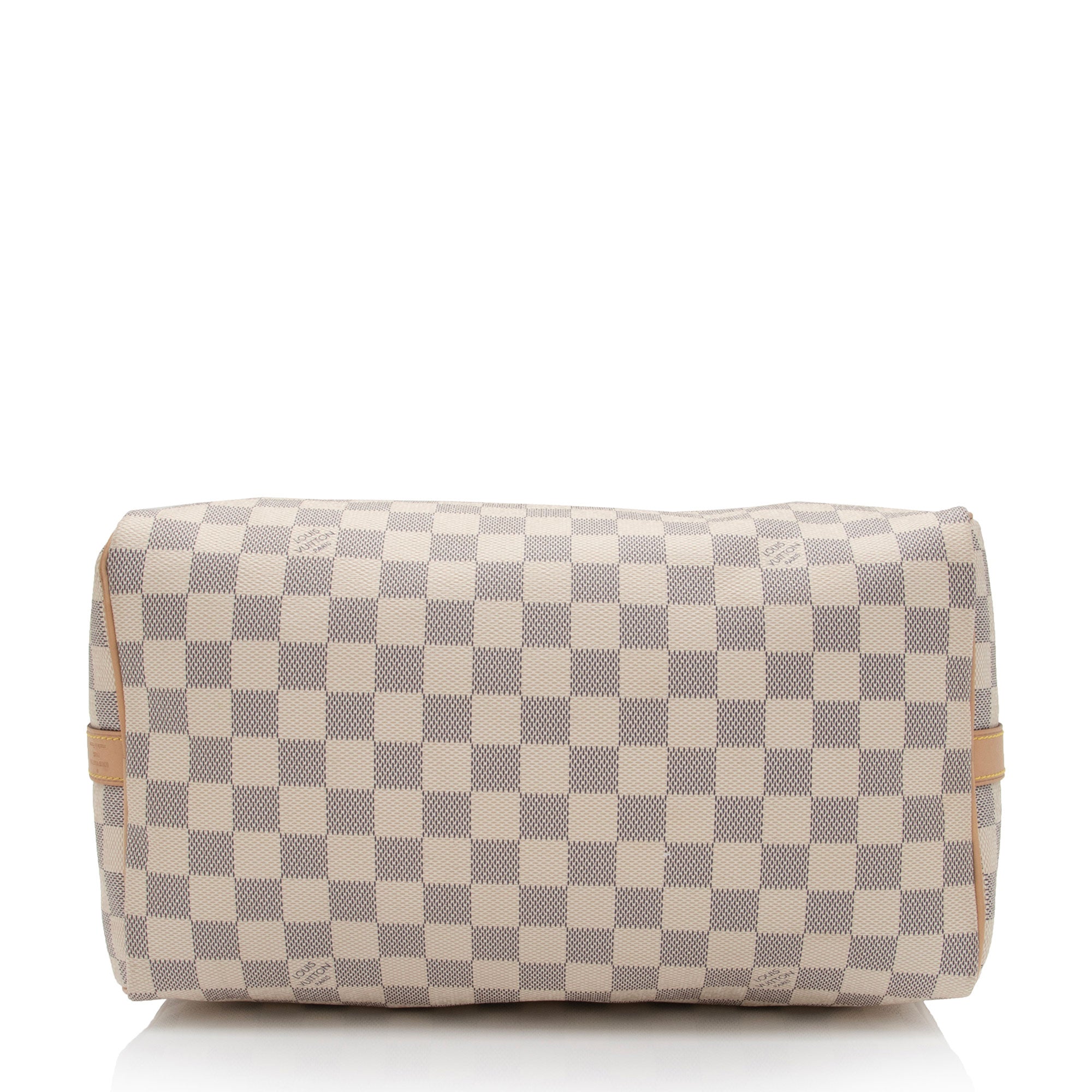 Louis Vuitton Damier Azur Speedy Bandouliere 30 Satchel (SHF-es0MQN)