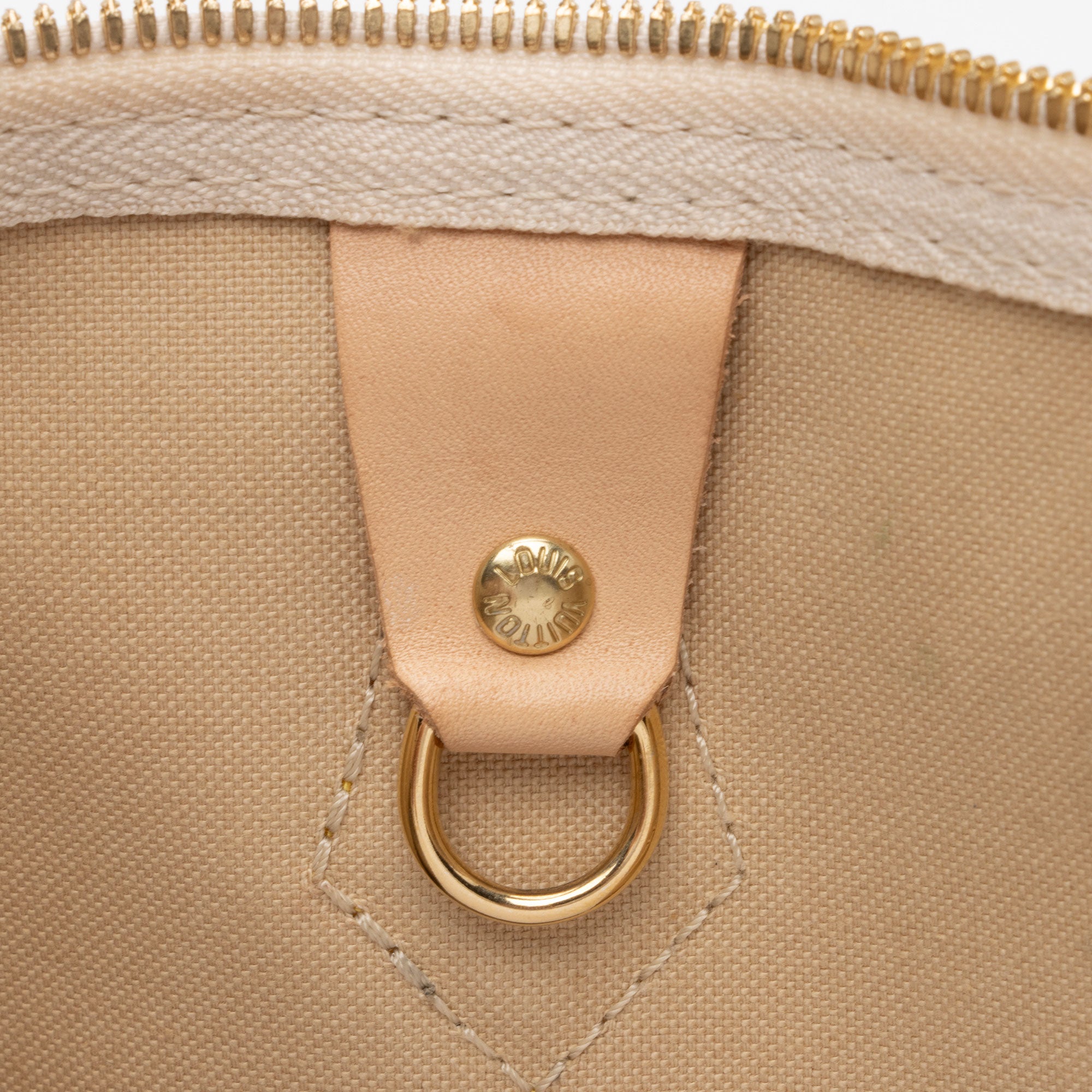 Louis Vuitton Damier Azur Speedy Bandouliere 30 Satchel (SHF-es0MQN)