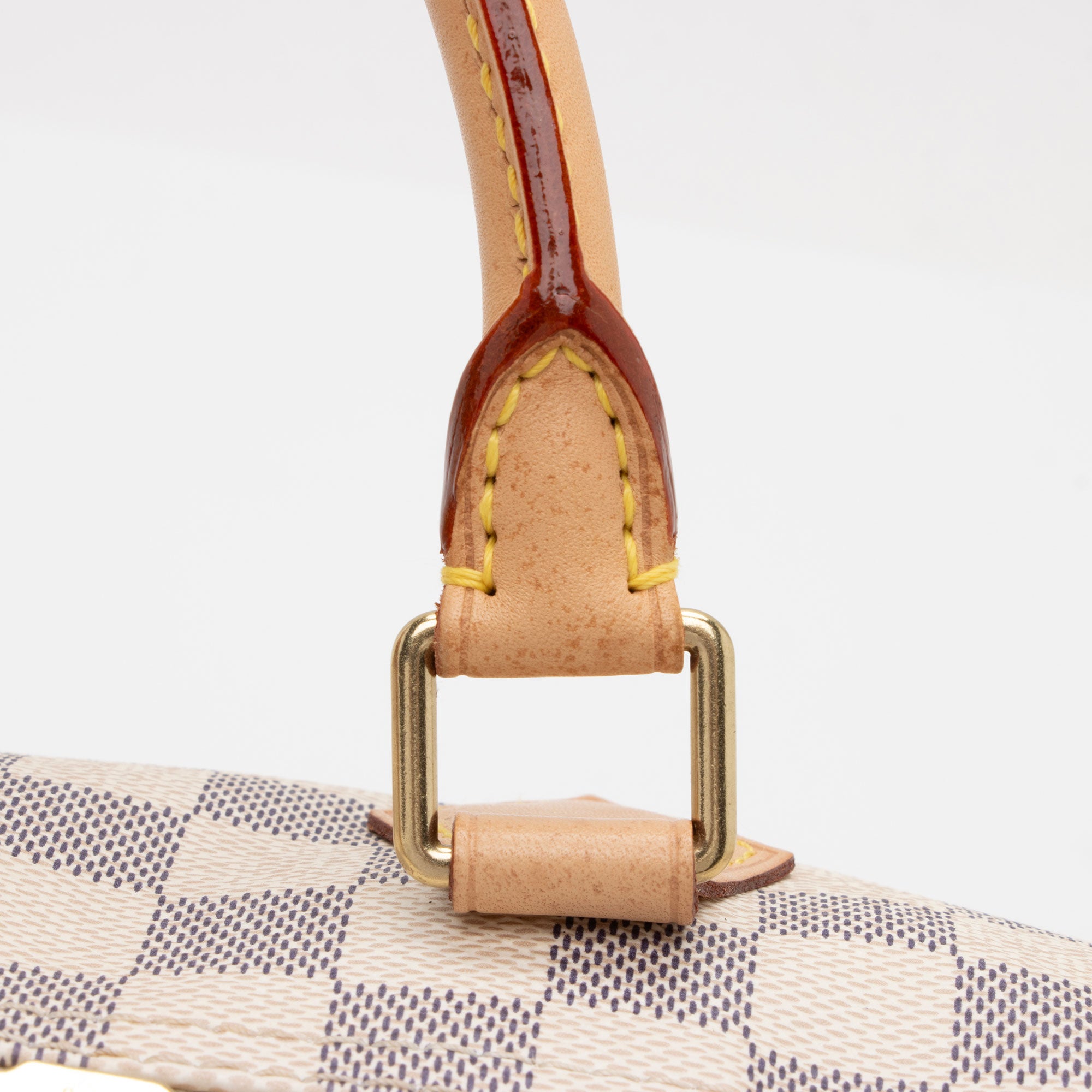 Louis Vuitton Damier Azur Speedy Bandouliere 30 Satchel (SHF-es0MQN)