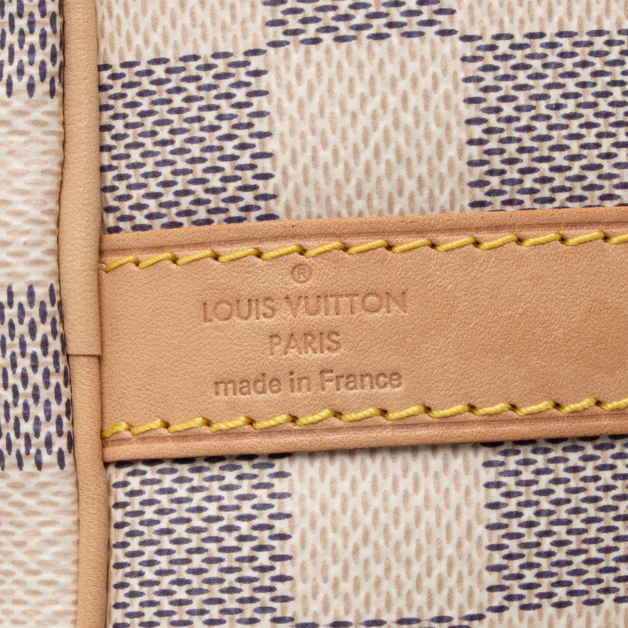Louis Vuitton Damier Azur Speedy Bandouliere 30 Satchel (SHF-es0MQN)