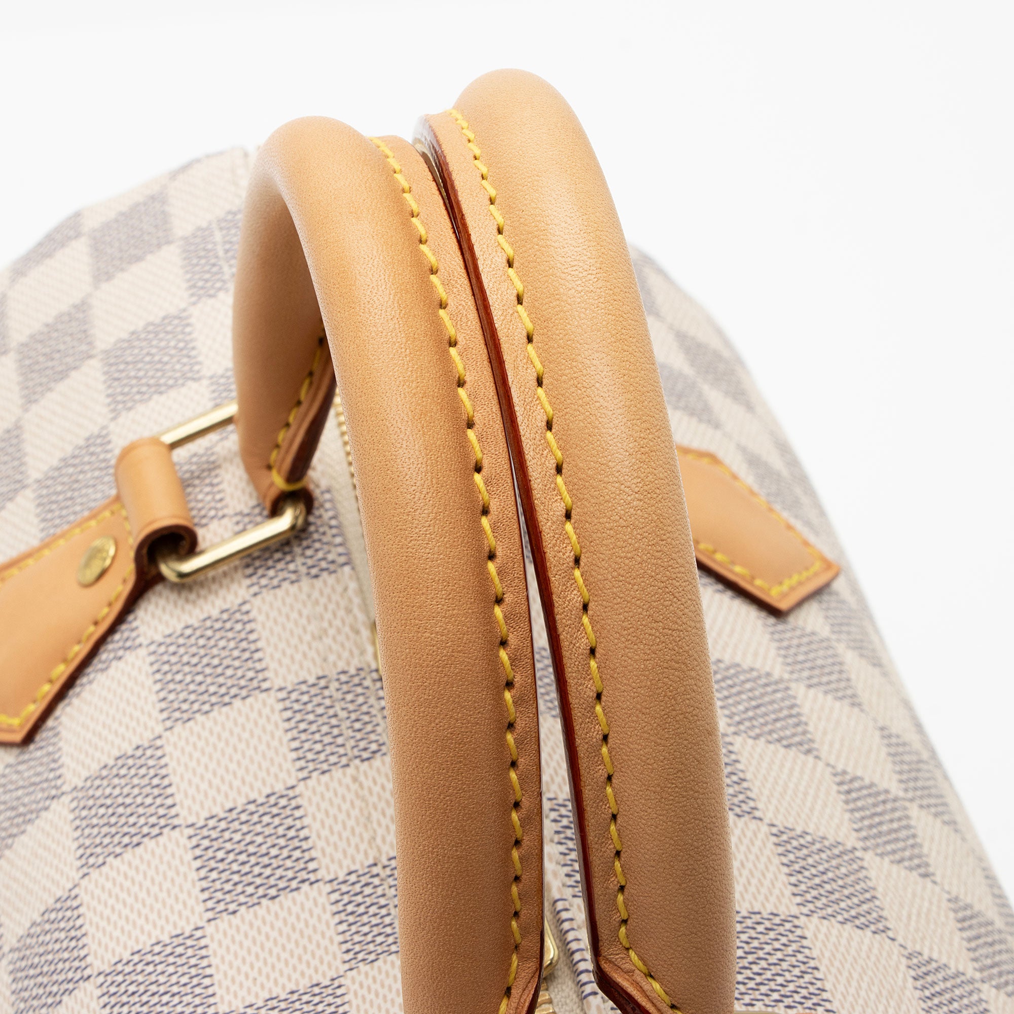 Louis Vuitton Damier Azur Speedy Bandouliere 30 Satchel (SHF-uLQ8b7)